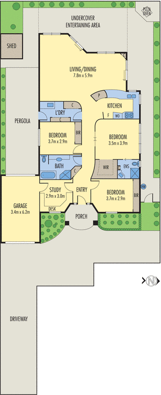 1/23 Princess Road, Corio VIC 3214 - Floorplan