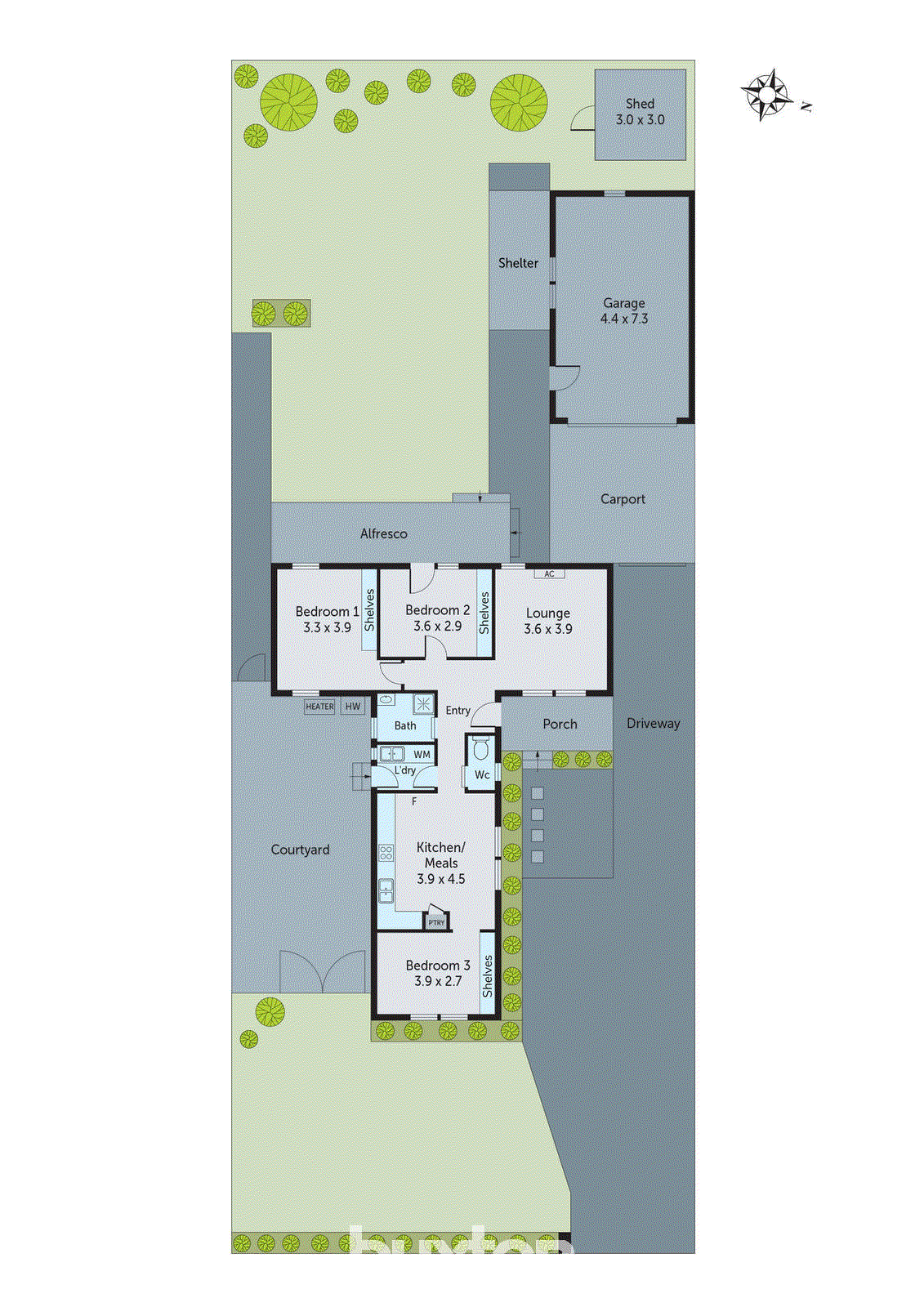 123 Station Street, Norlane VIC 3214 - Floorplan