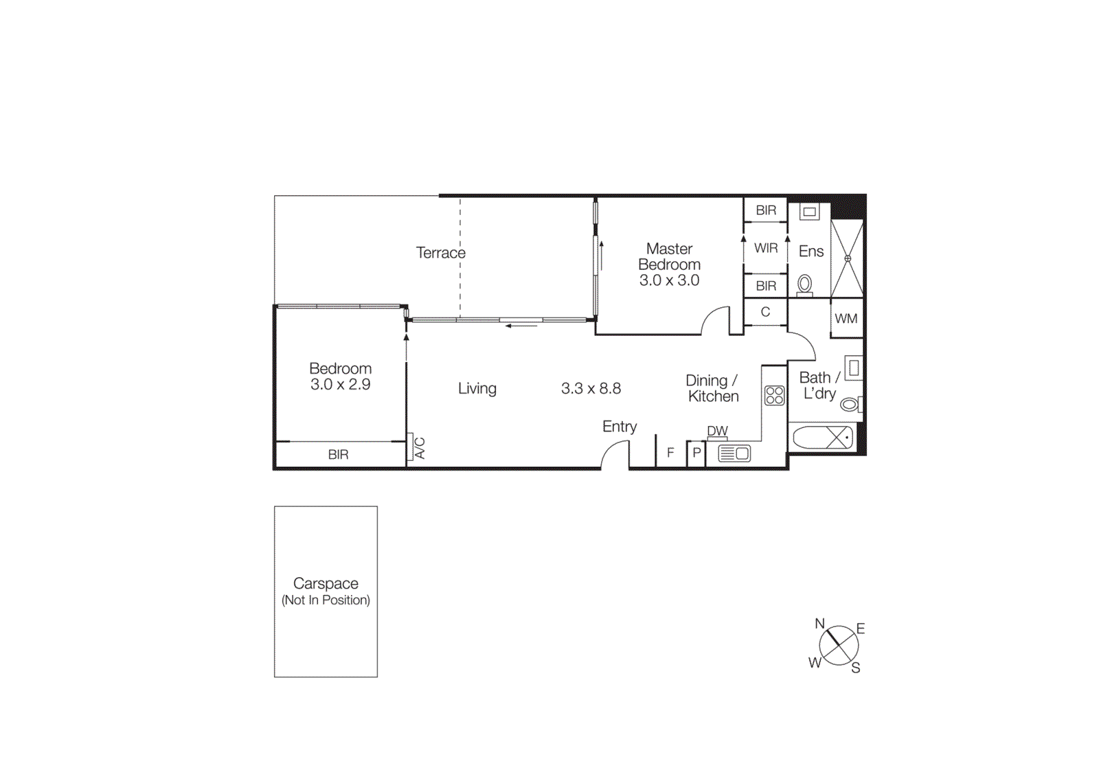 123/232 Rouse Street, Port Melbourne VIC 3207 - Floorplan