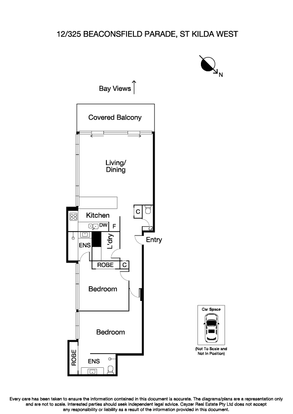 12/325 Beaconsfield Parade, ST KILDA WEST VIC 3182 - Floorplan