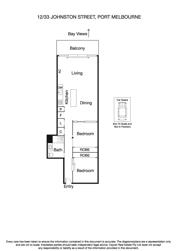 12/33 Johnston Street, PORT MELBOURNE VIC 3207 - Floorplan