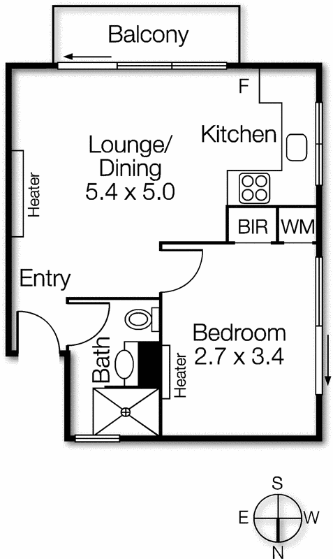 12/34 Crimea Street, St Kilda VIC 3182 - Floorplan