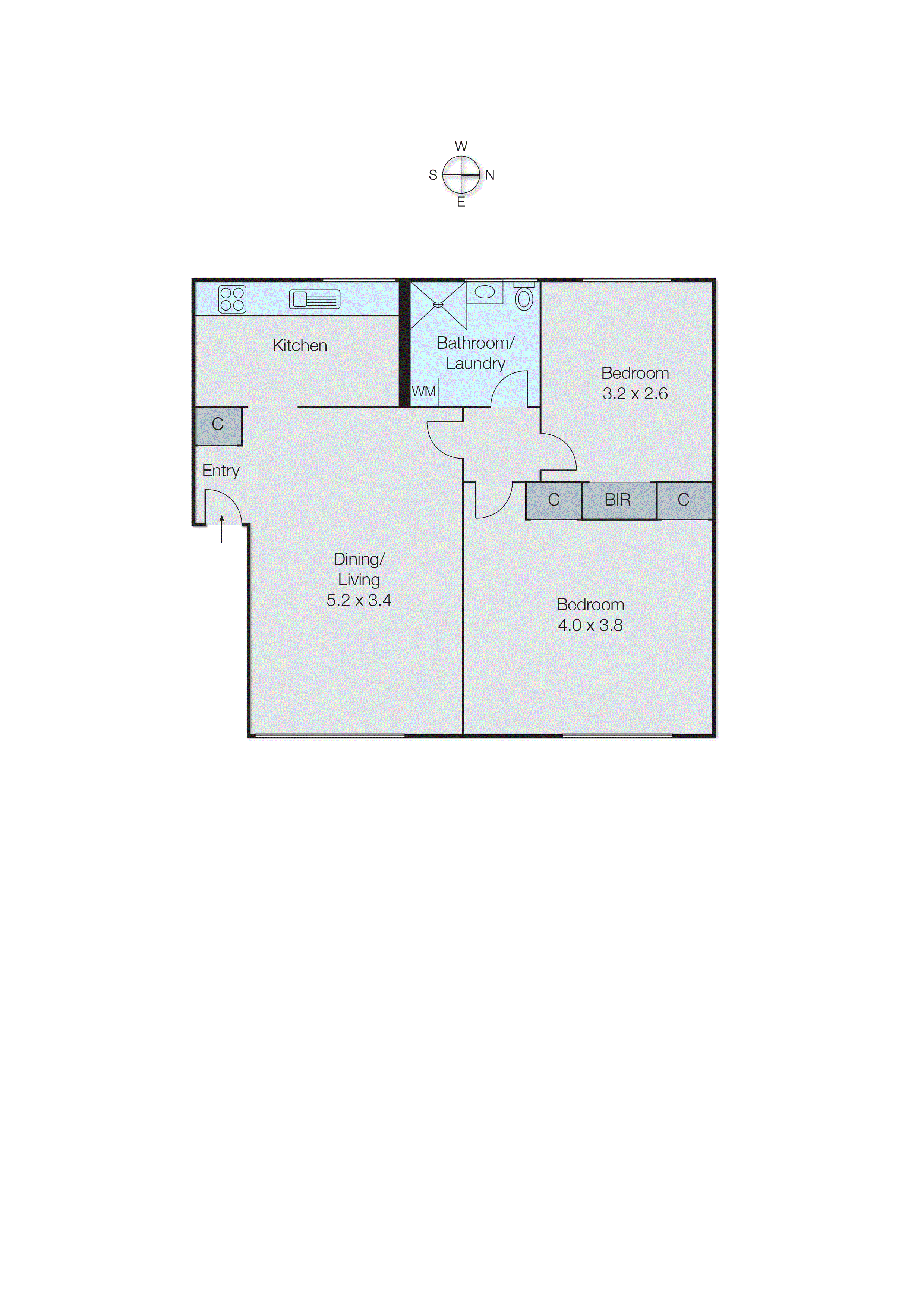 12/350 Dandenong Road, St Kilda East VIC 3183 - Floorplan