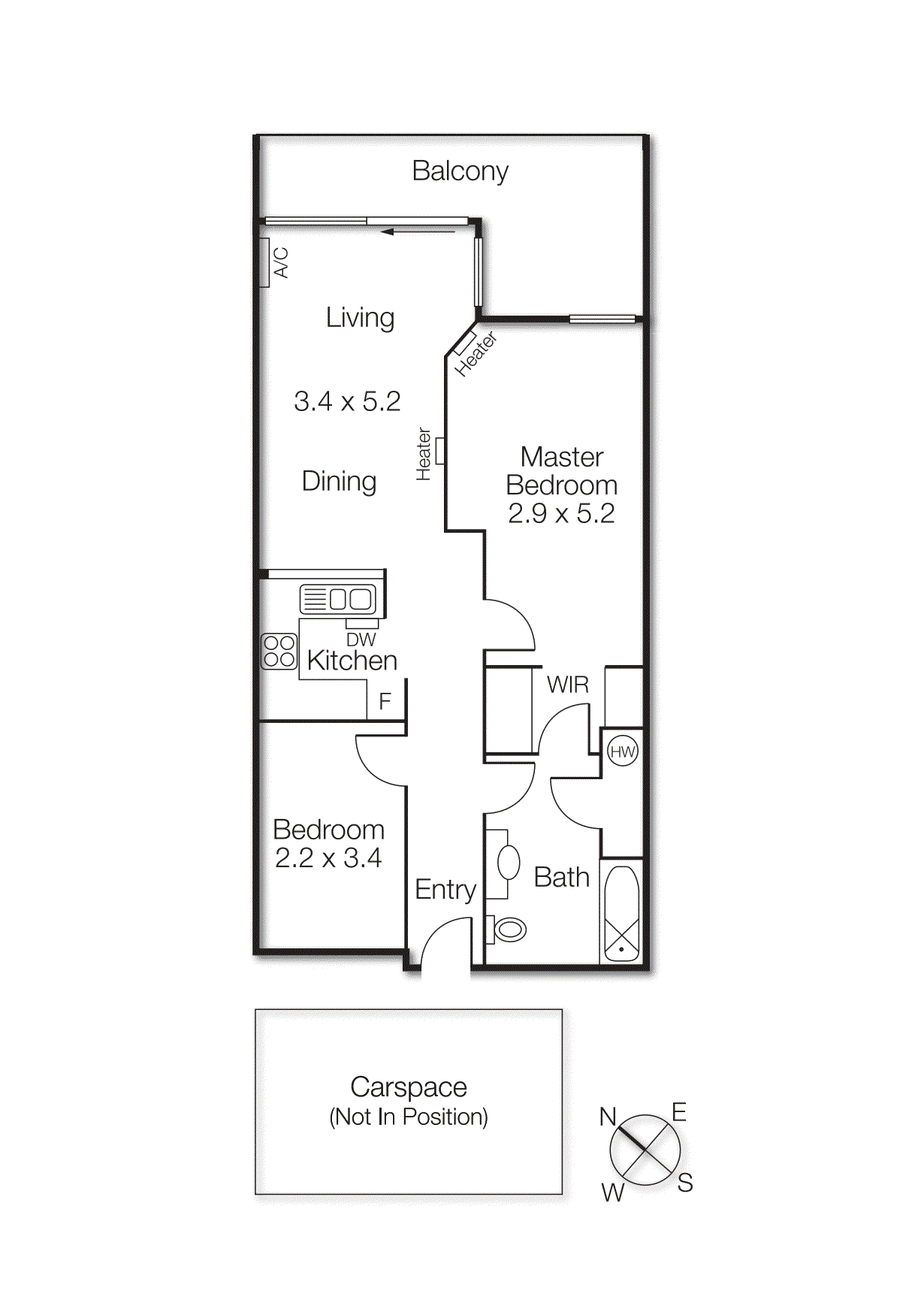 12/352 Canterbury Road, St Kilda VIC 3182 - Floorplan
