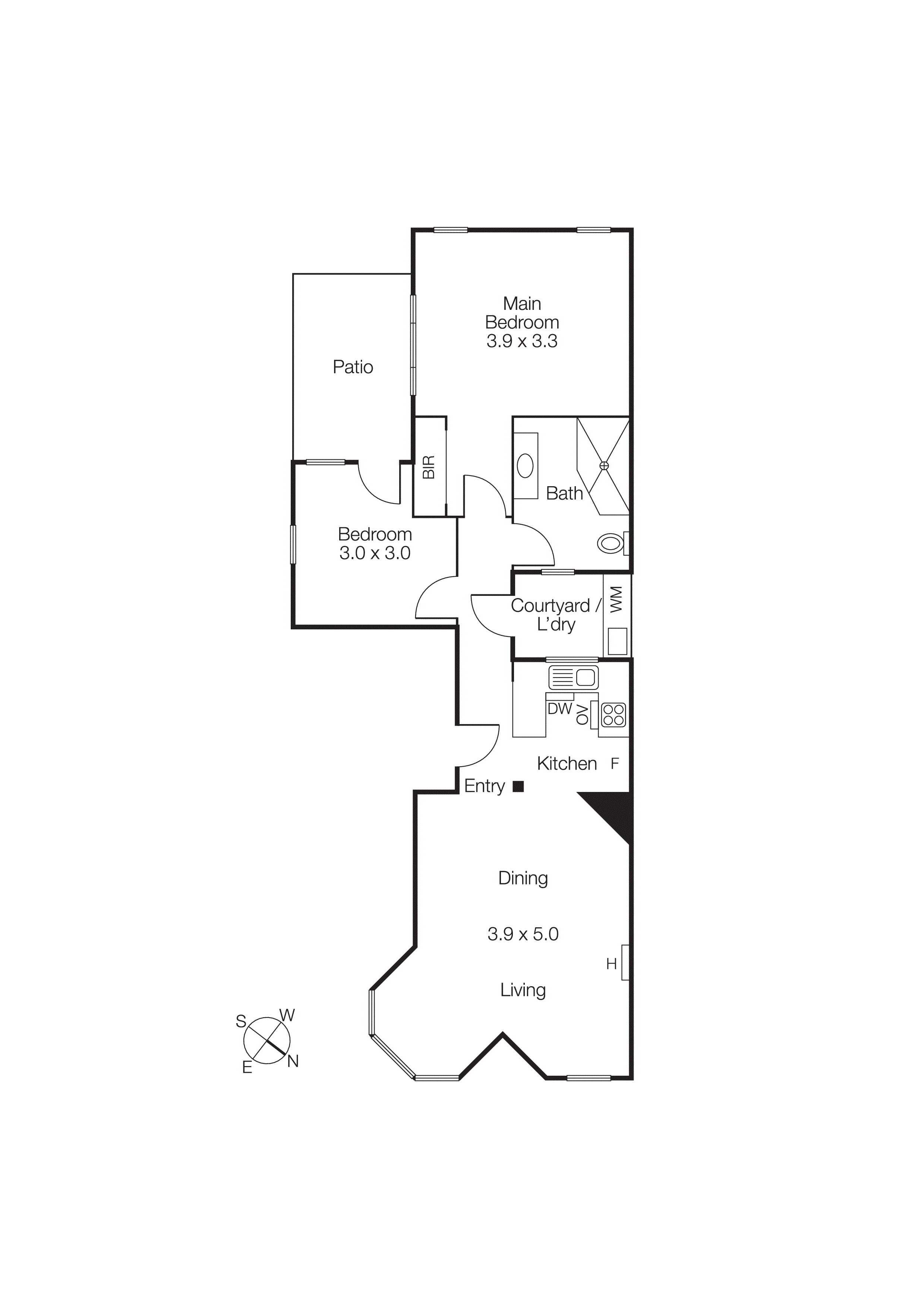 1/236 Canterbury Road, St Kilda West VIC 3182 - Floorplan