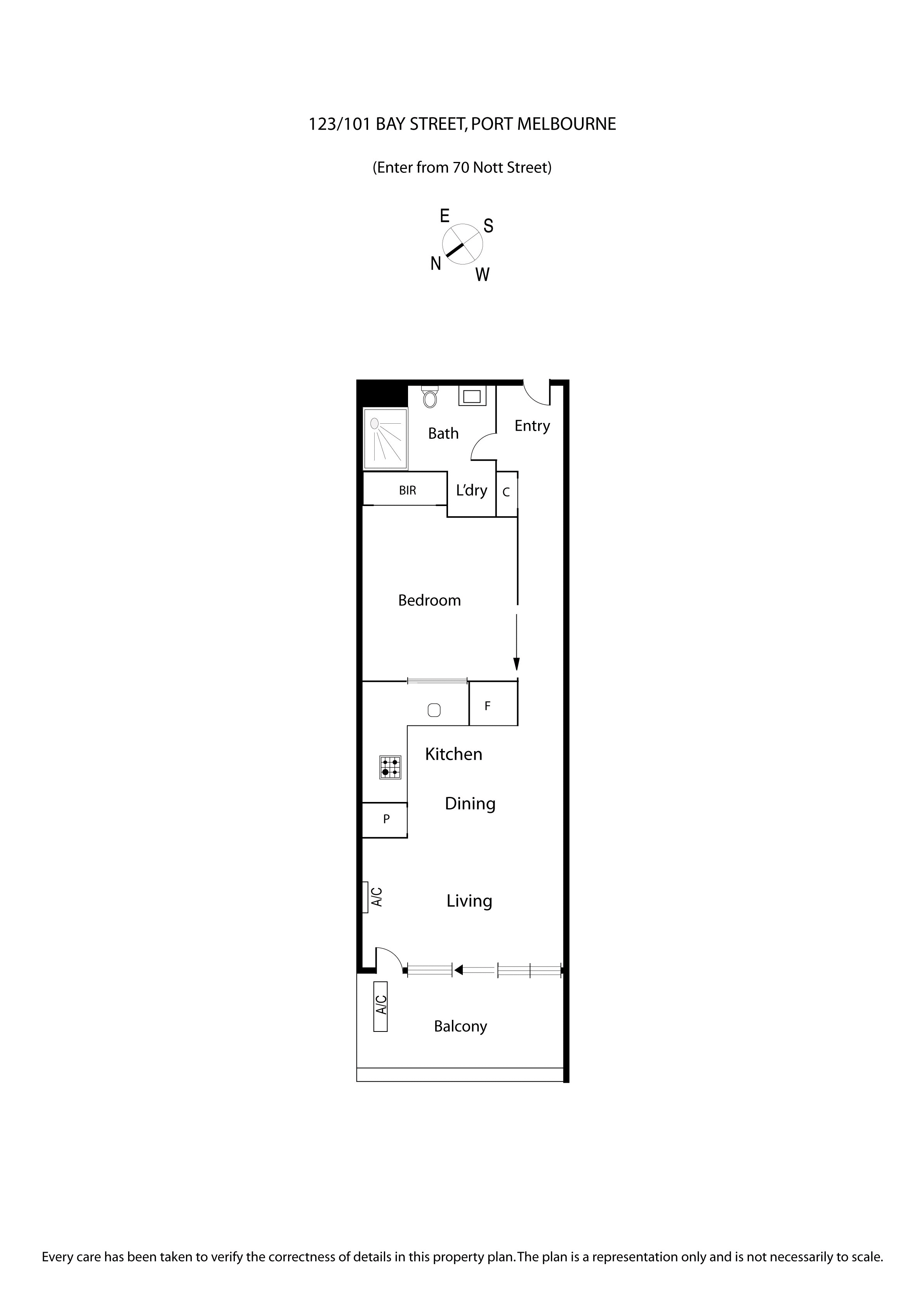 123/70 Nott Street, PORT MELBOURNE VIC 3207 - Floorplan