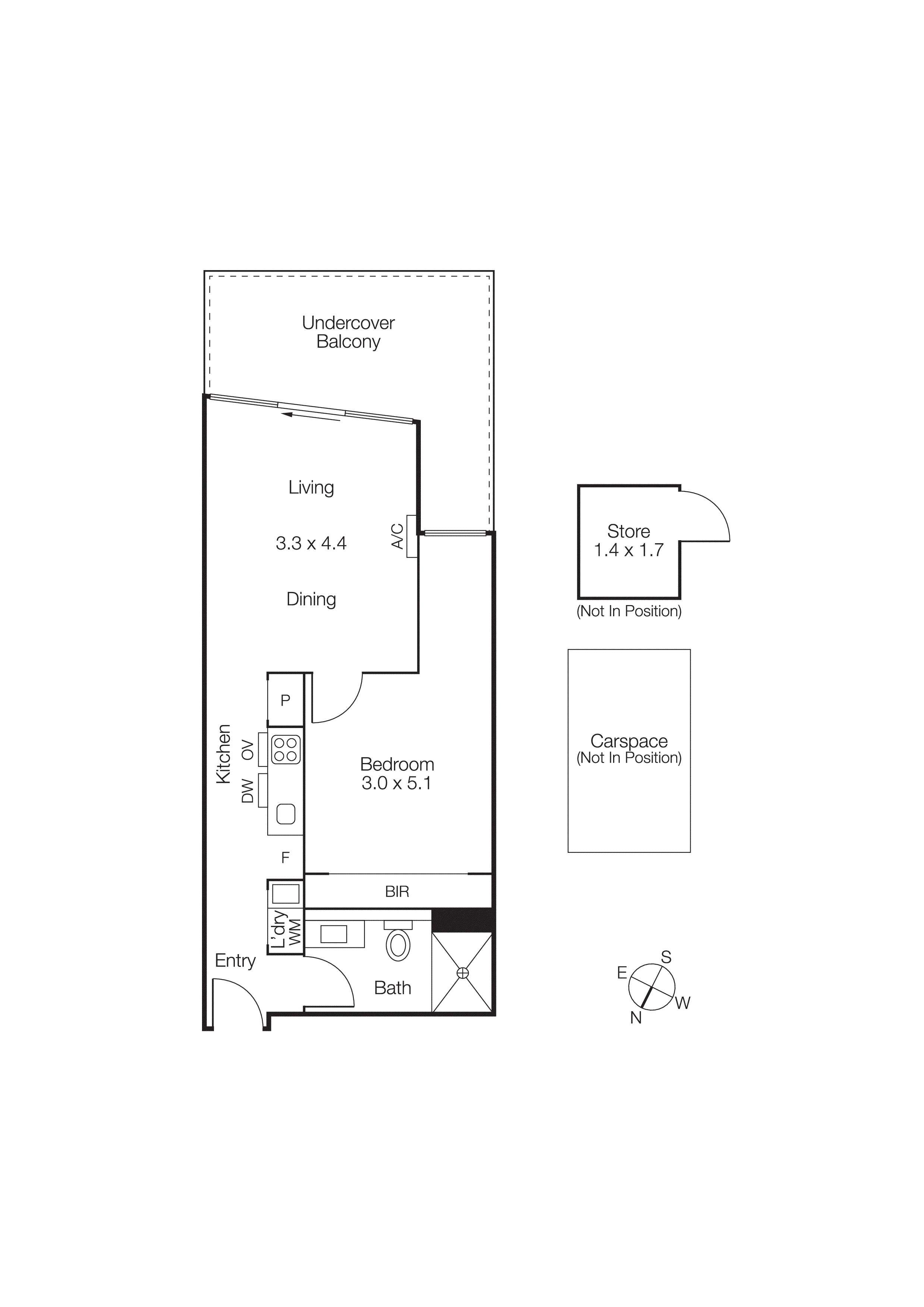 123/85 Market Street, South Melbourne VIC 3205 - Floorplan