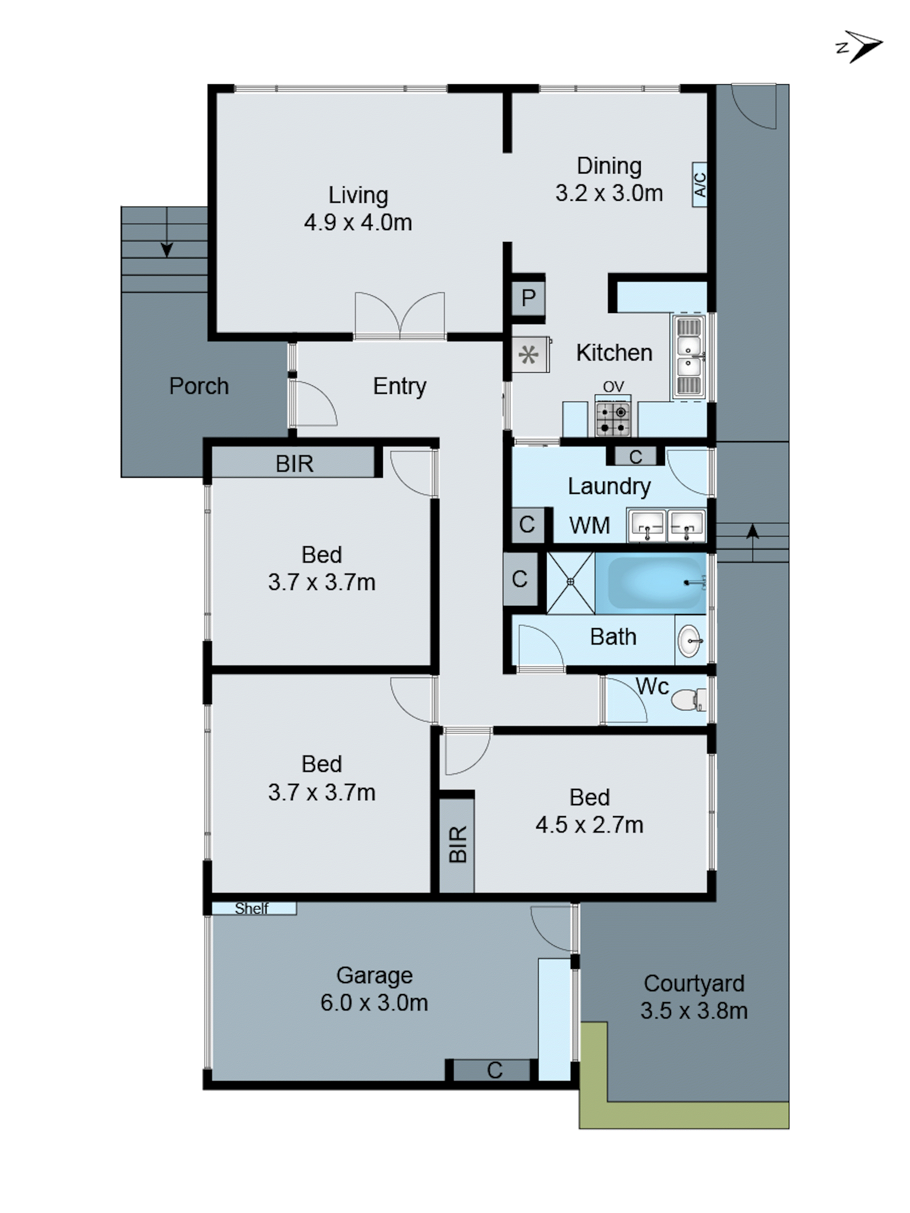 1/24 Alexander Avenue, Oakleigh East VIC 3166 - Floorplan
