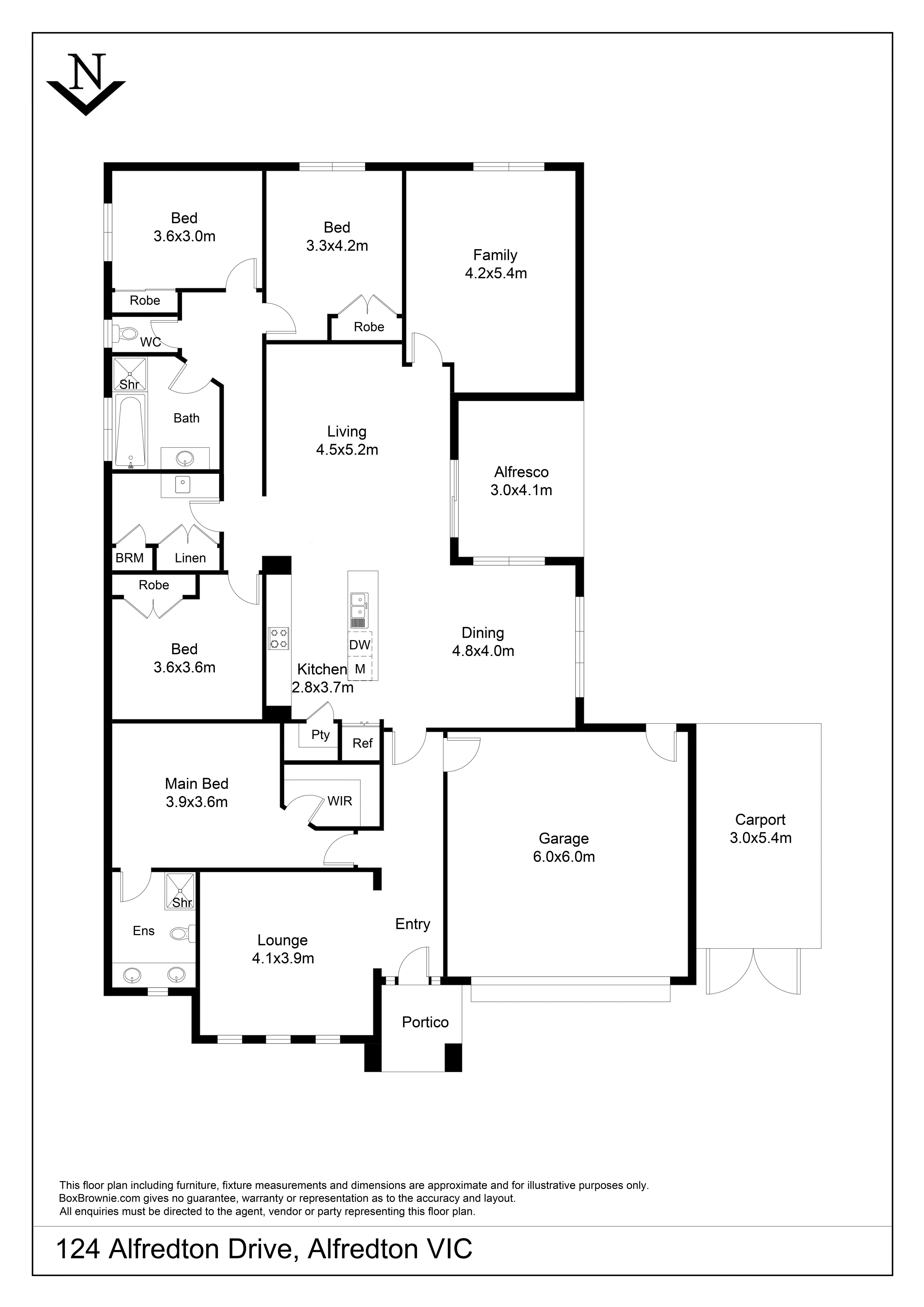 124 Alfredton Drive, Alfredton VIC 3350 - Floorplan