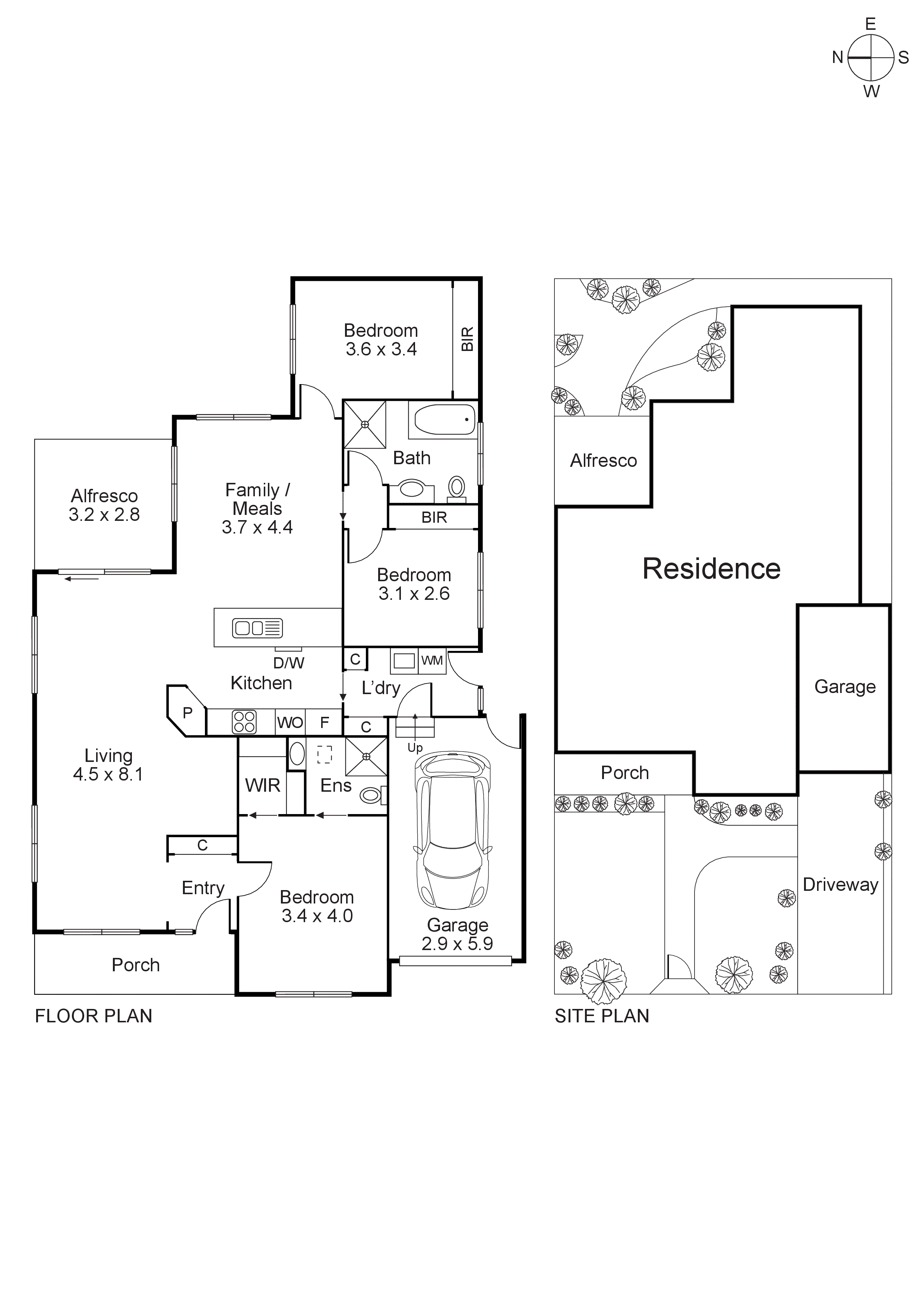 1/24 Connie Street, Bentleigh East VIC 3165 - Floorplan