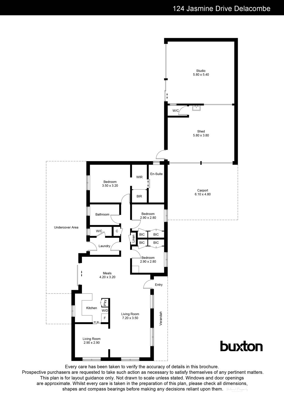 124 Jasmine Drive, Delacombe VIC 3356 - Floorplan