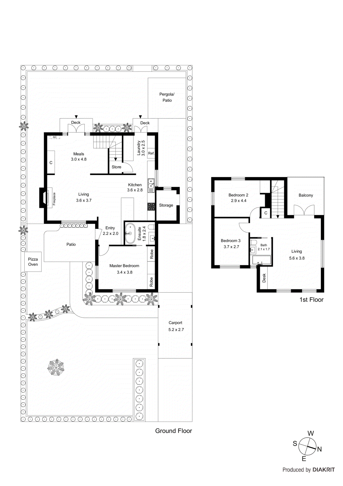 1/24 Riversdale Avenue, Carrum VIC 3197 - Floorplan