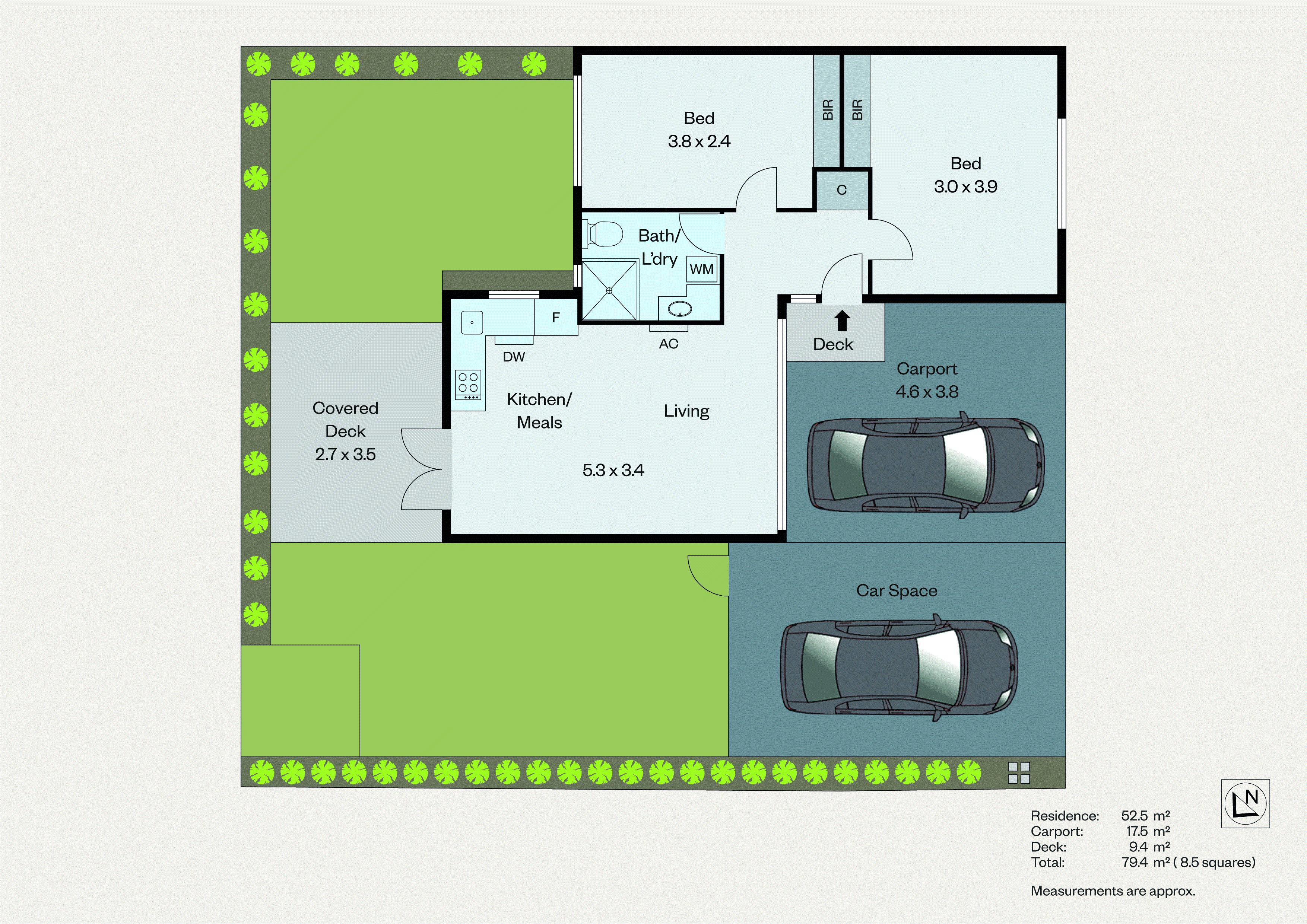 1/24 Sherwood Avenue, Chelsea VIC 3196 - Floorplan