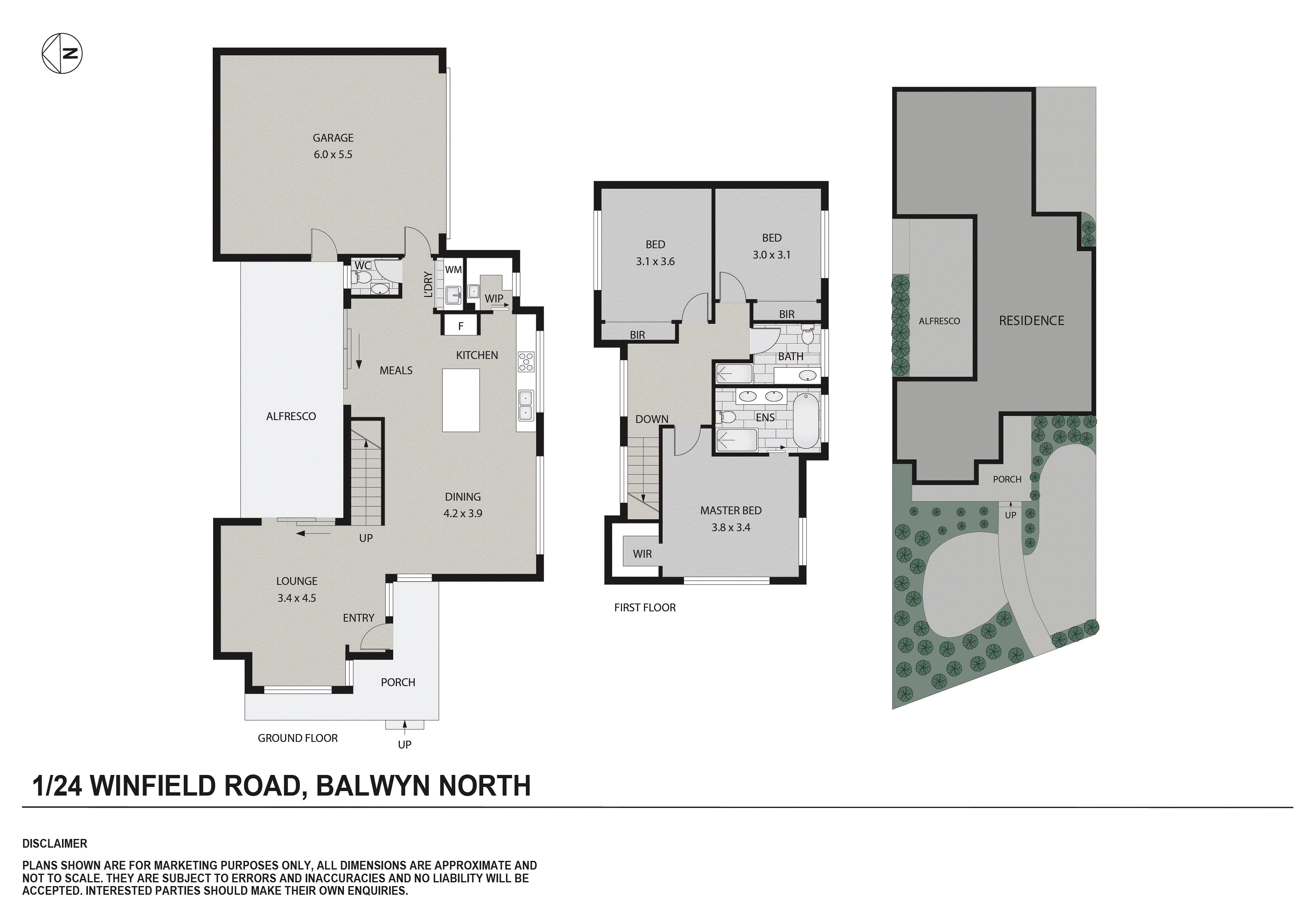 1/24 Winfield Road, Balwyn North VIC 3104 - Floorplan