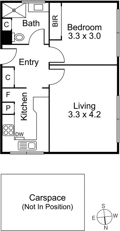1/240 Barkly Street, St Kilda VIC 3182 - Floorplan
