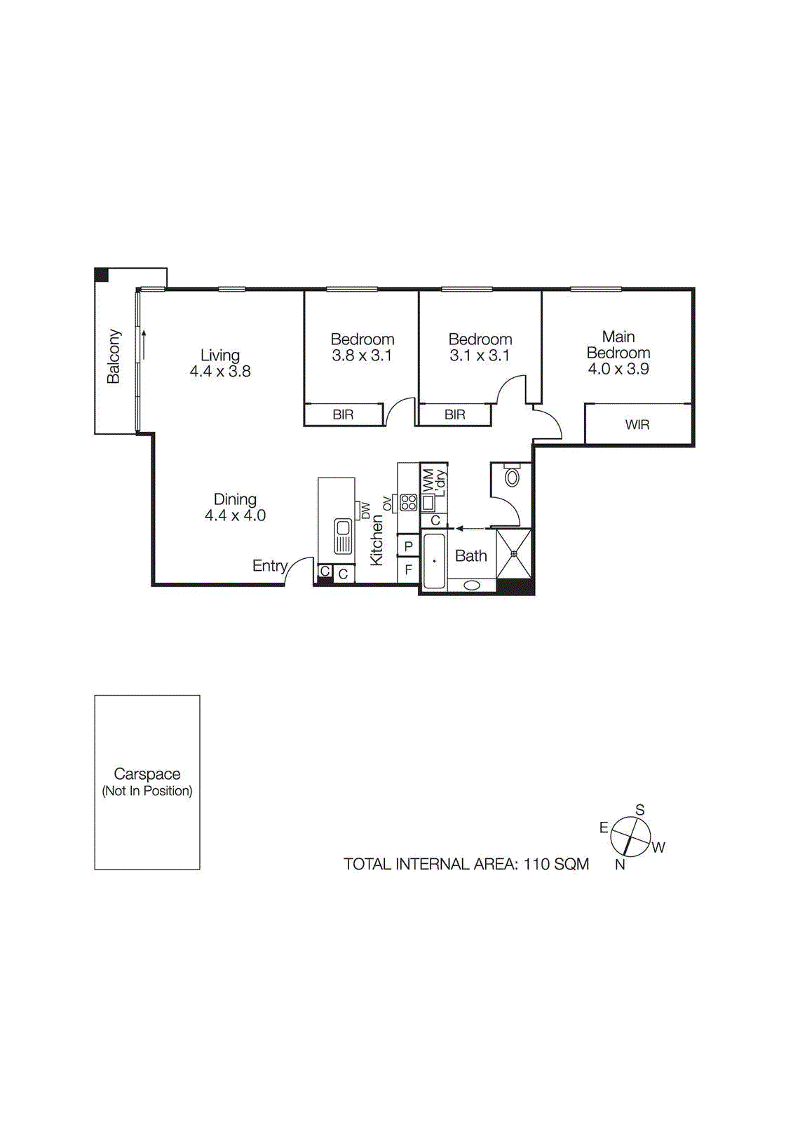 12/418 St Kilda Road, Melbourne VIC 3004 - Floorplan