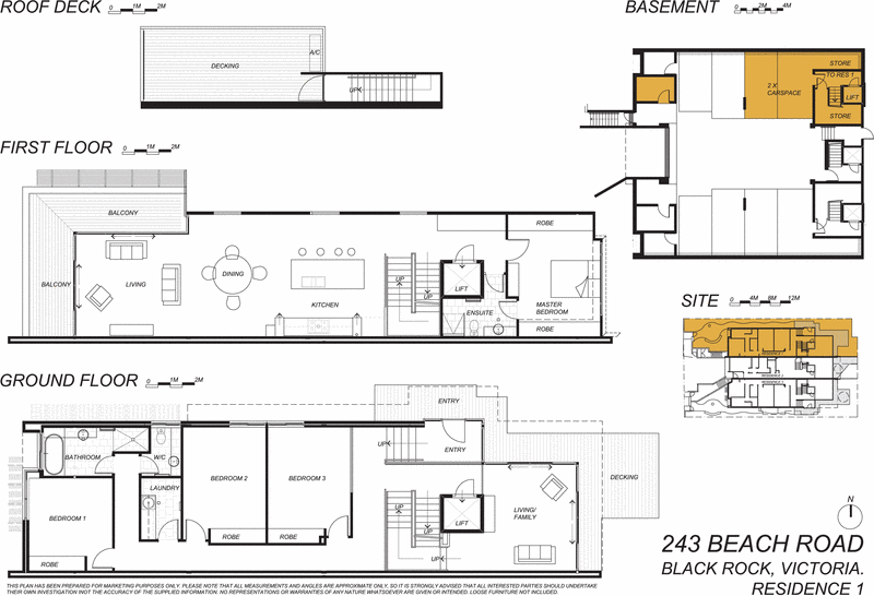 1/243 Beach Road, Black Rock VIC 3193 - Floorplan