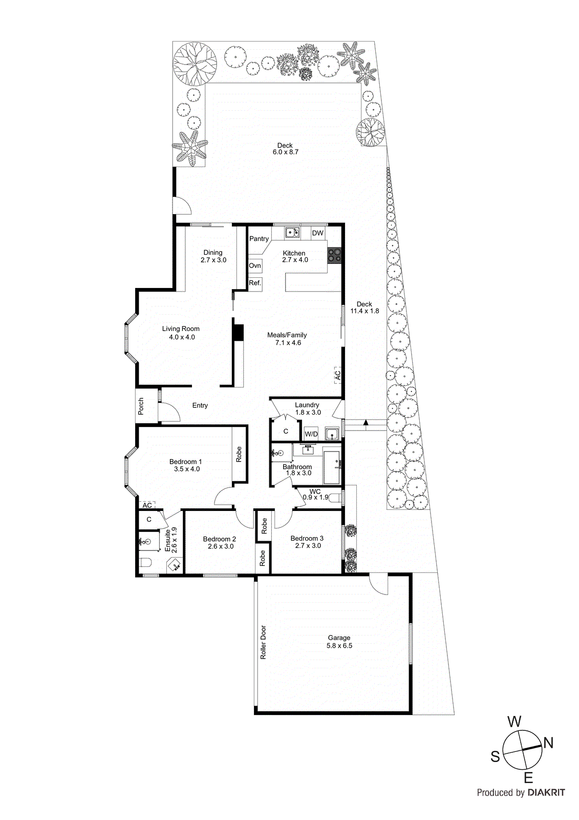 1/244 Lawrence Road, Mount Waverley VIC 3149 - Floorplan