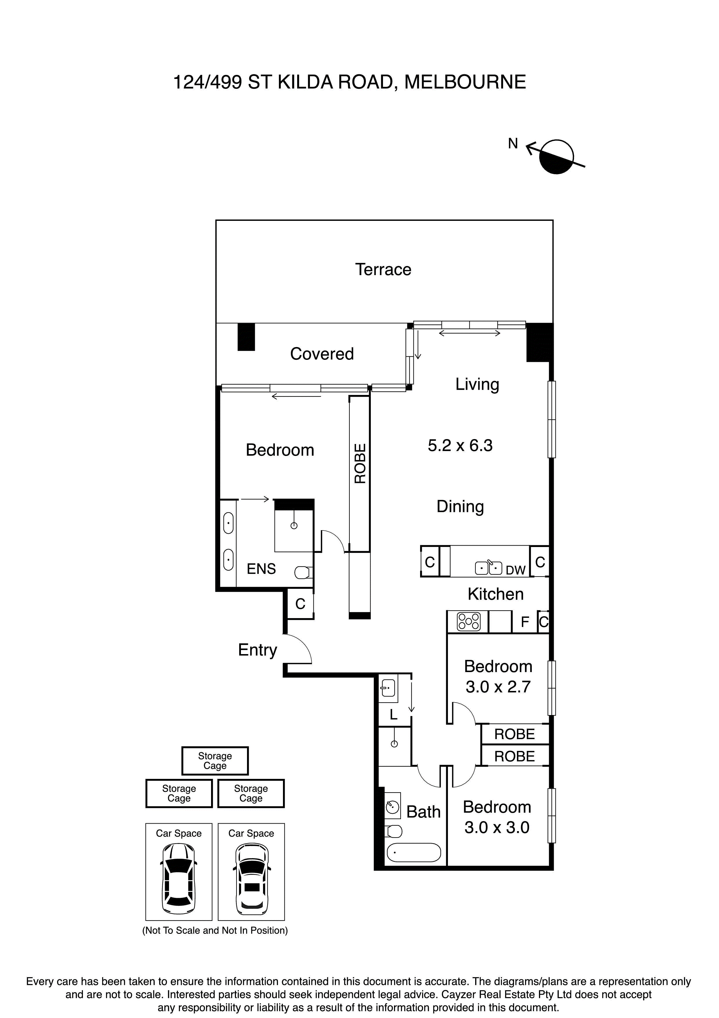 124/499 St Kilda Road, MELBOURNE VIC 3004 - Floorplan