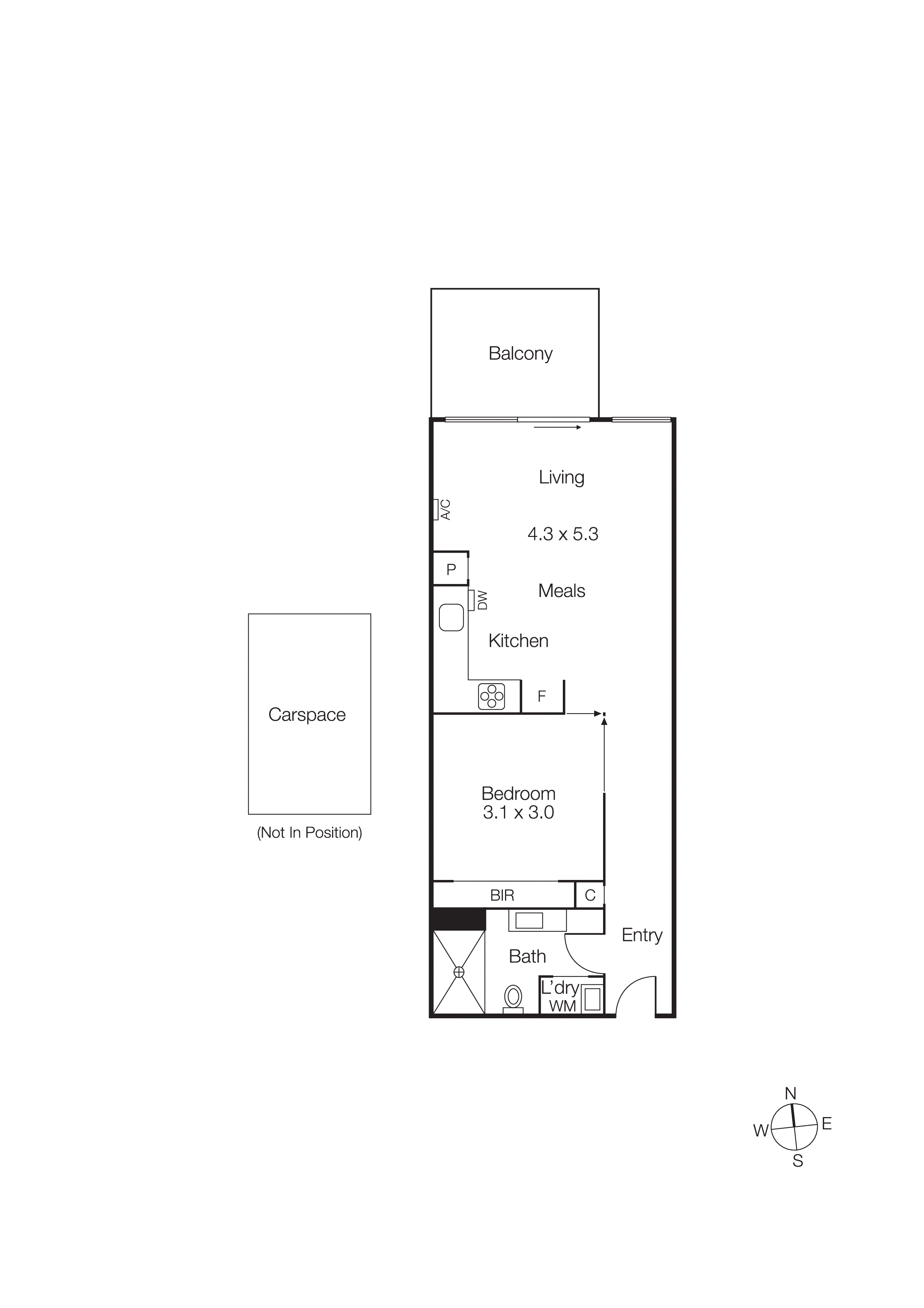 12/45-47 Hotham Street, St Kilda East VIC 3183 - Floorplan