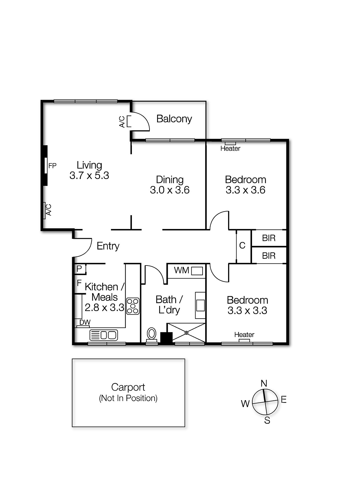 12/45 Williams Road, Prahran VIC 3181 - Floorplan