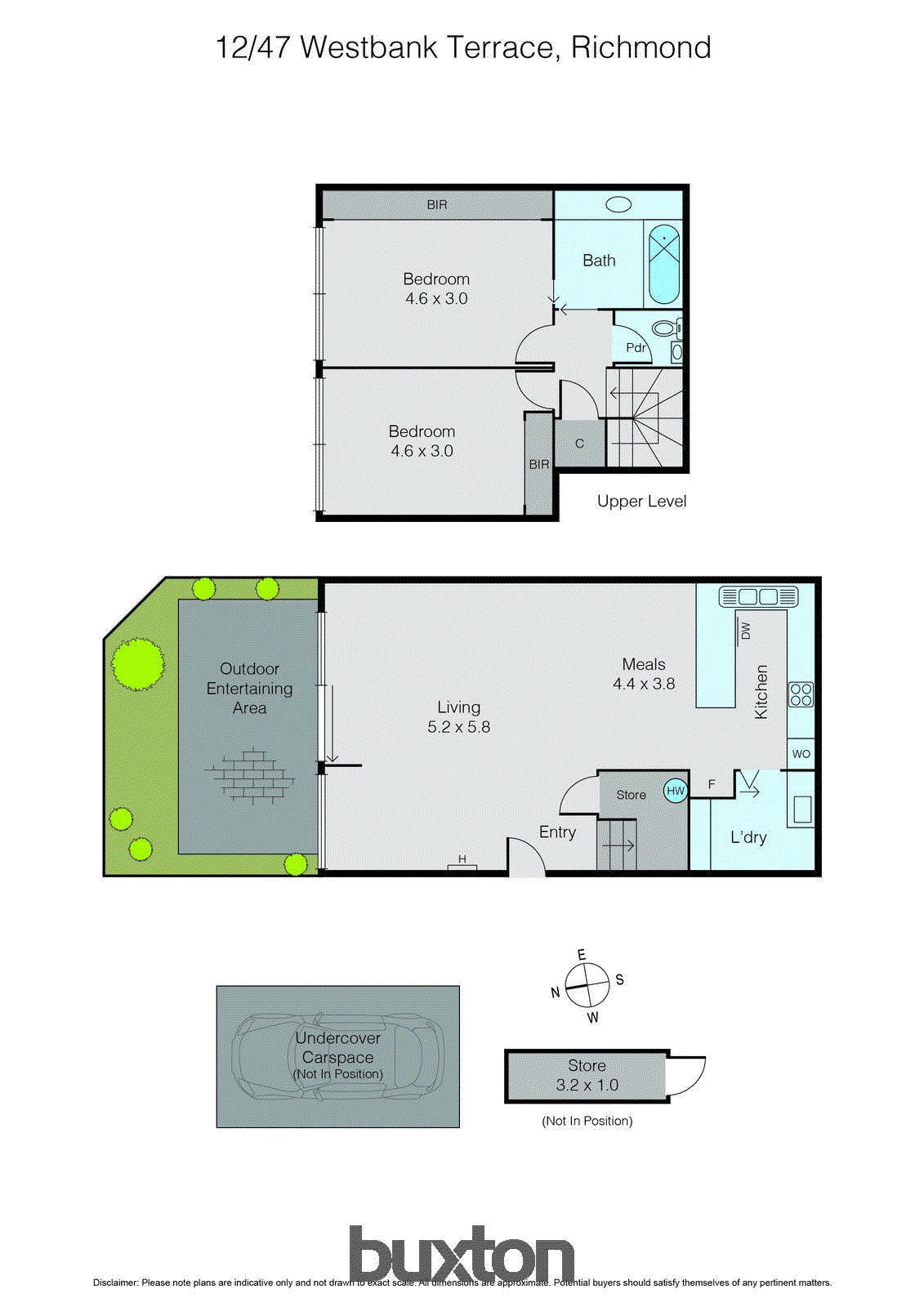 12/47 Westbank Terrace, Richmond VIC 3121 - Floorplan