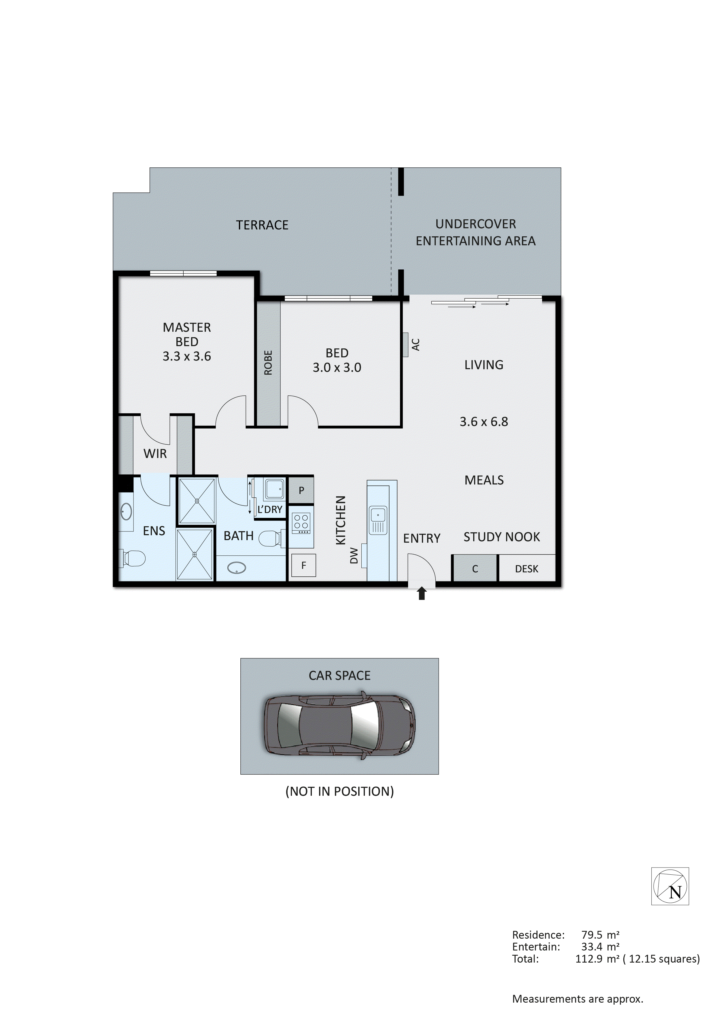124b/60 Autumn Terrace, Clayton South VIC 3169 - Floorplan