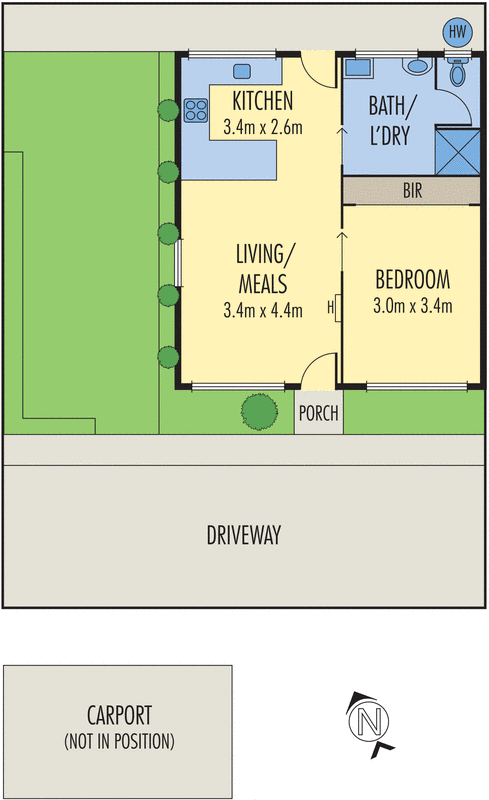 1/25 Bakewell Street, Herne Hill VIC 3218 - Floorplan