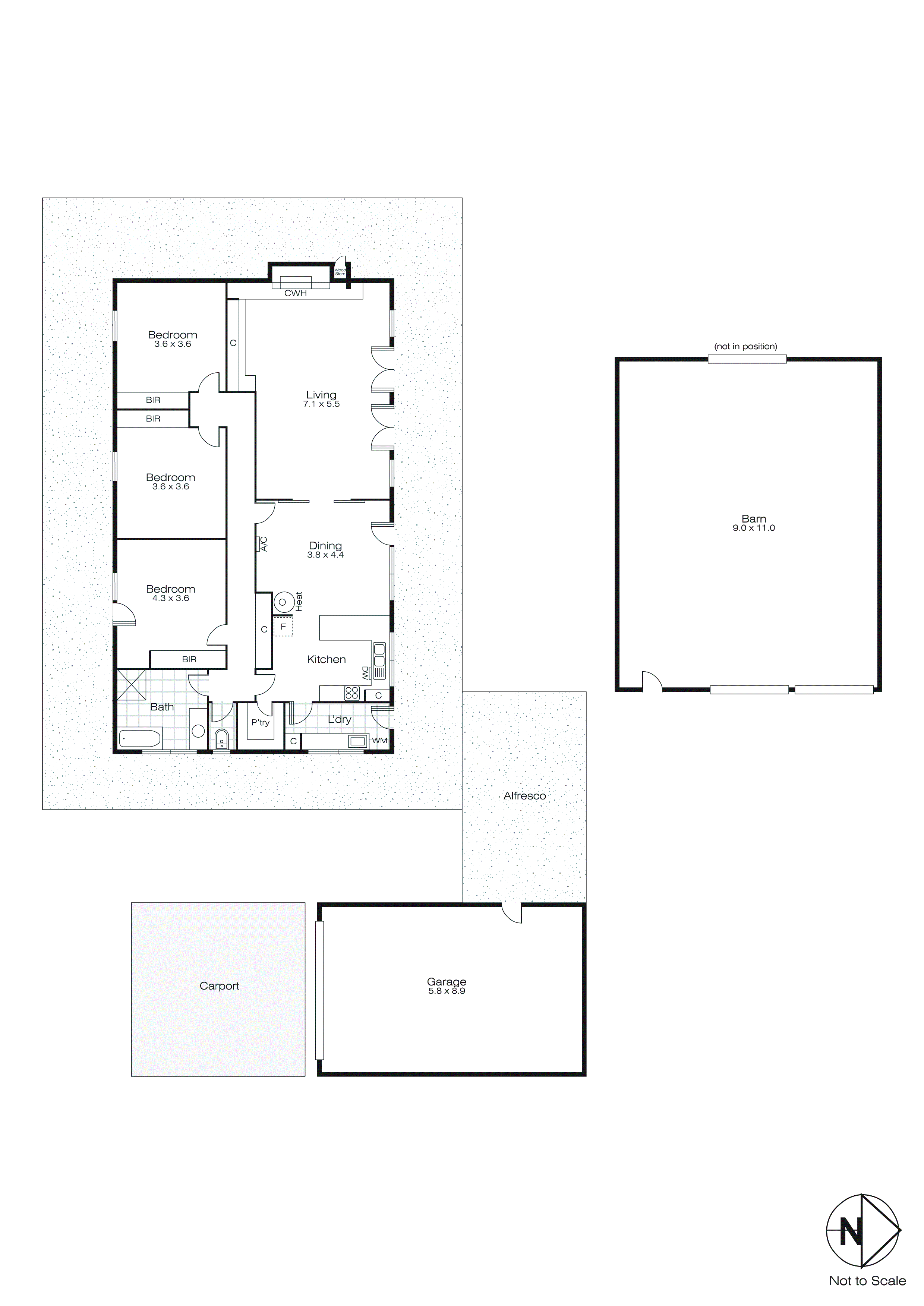 125 Calverts Road, Ross Creek VIC 3351 - Floorplan