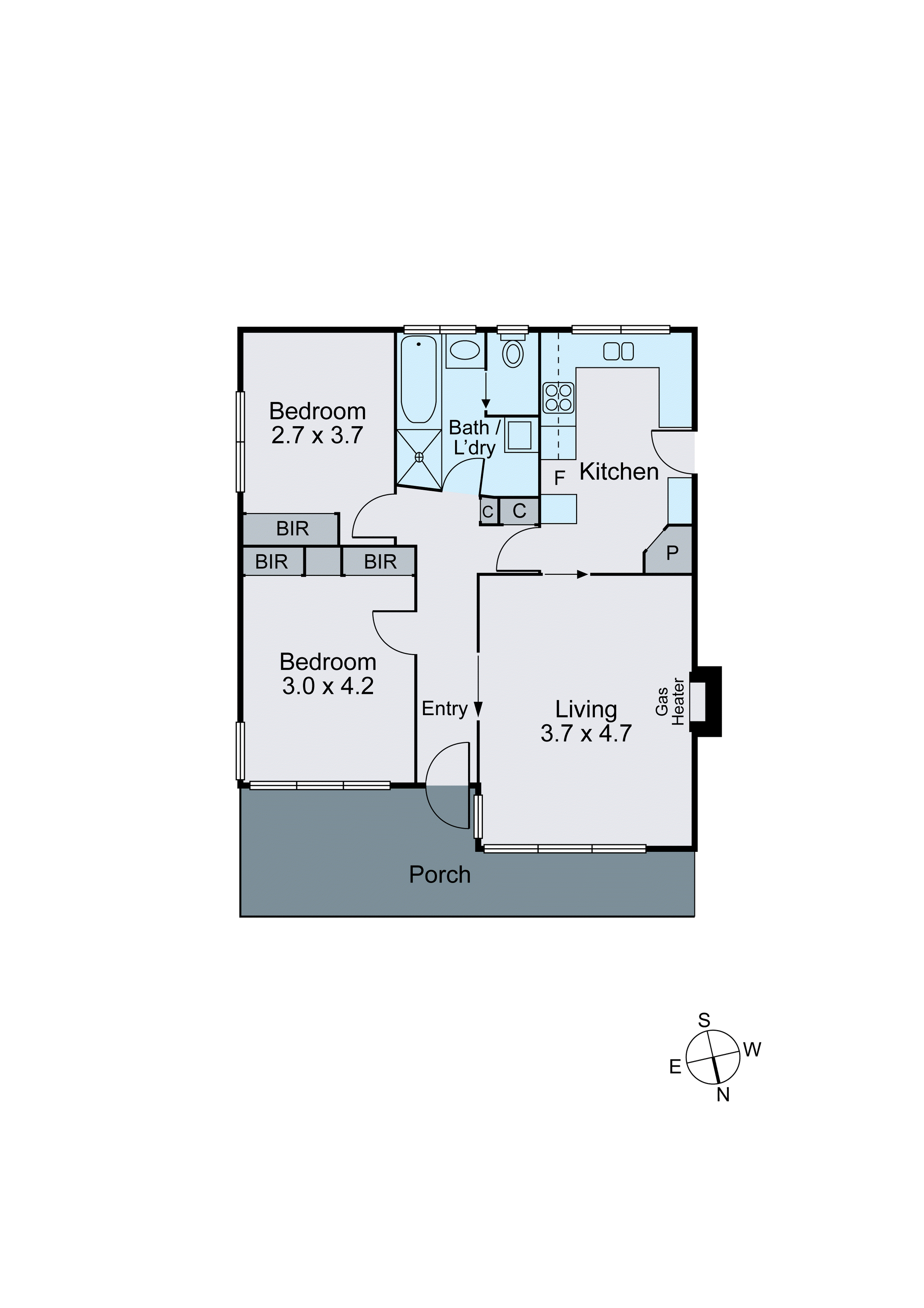 1/25 Glenbrook Avenue, Malvern East VIC 3145 - Floorplan