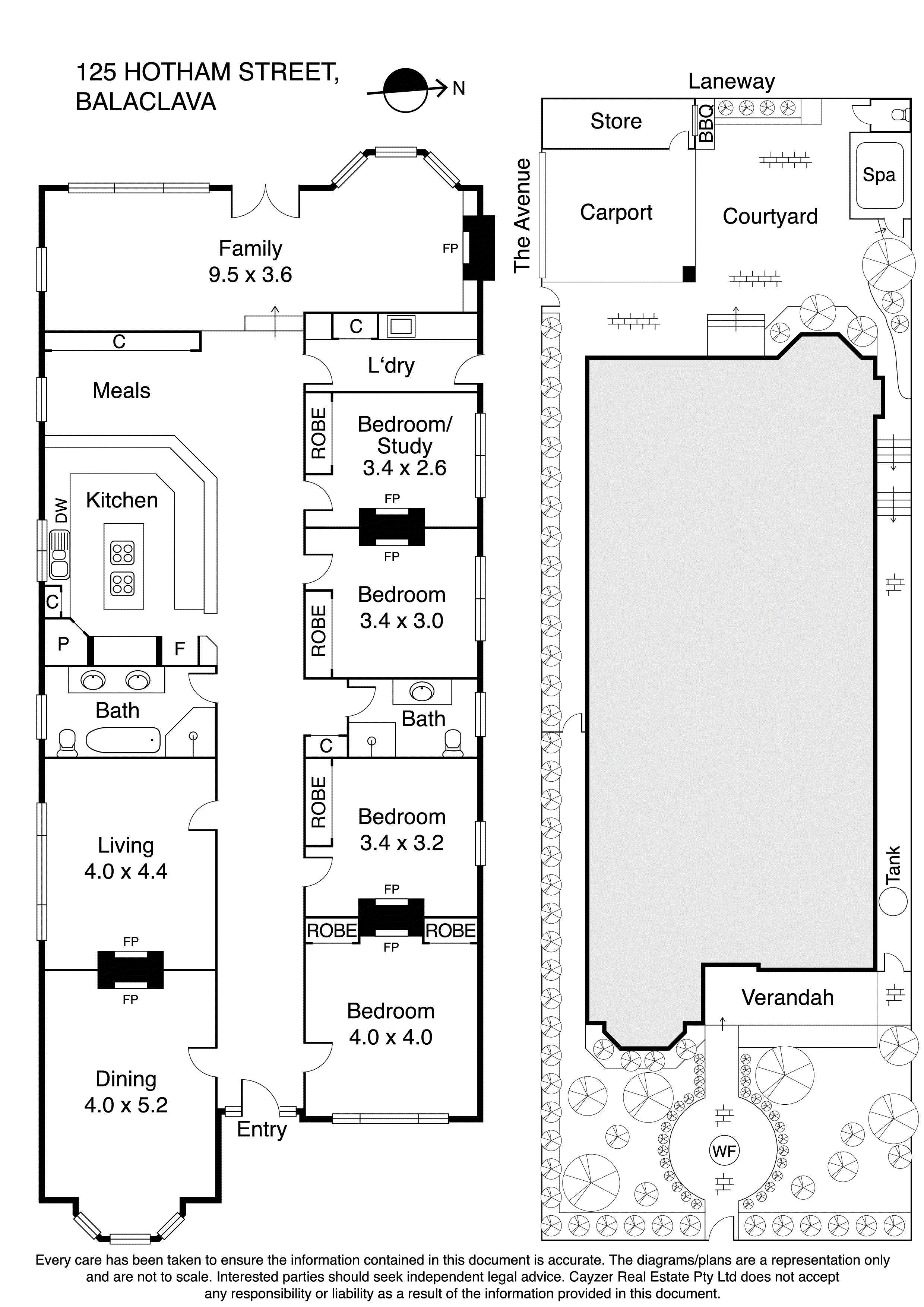 125 Hotham Street, BALACLAVA VIC 3183 - Floorplan