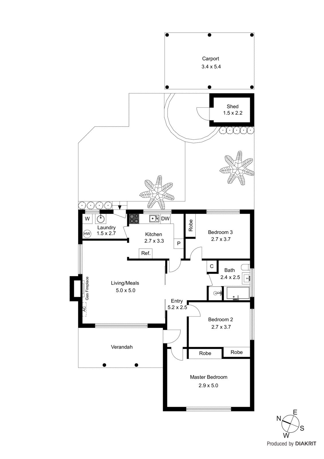 1/25 Ivan Avenue, Edithvale VIC 3196 - Floorplan
