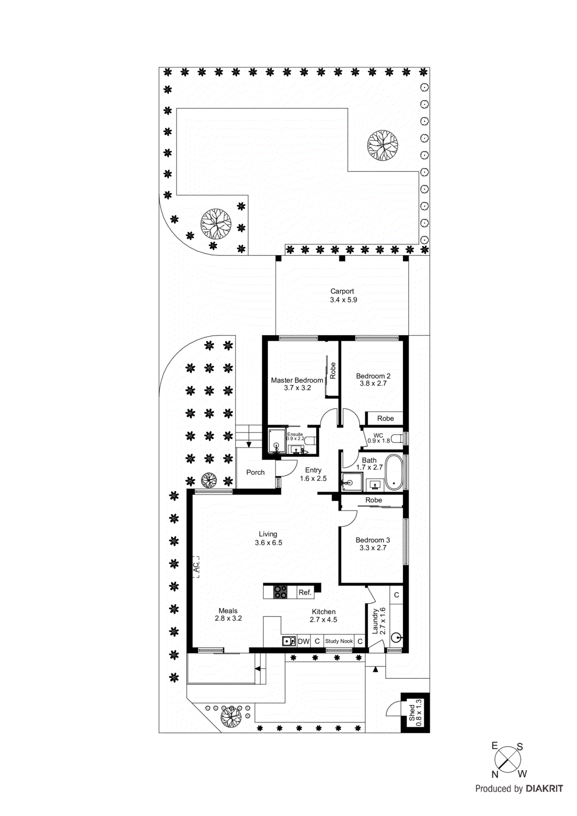 1/25 Kareela Road, Frankston VIC 3199 - Floorplan