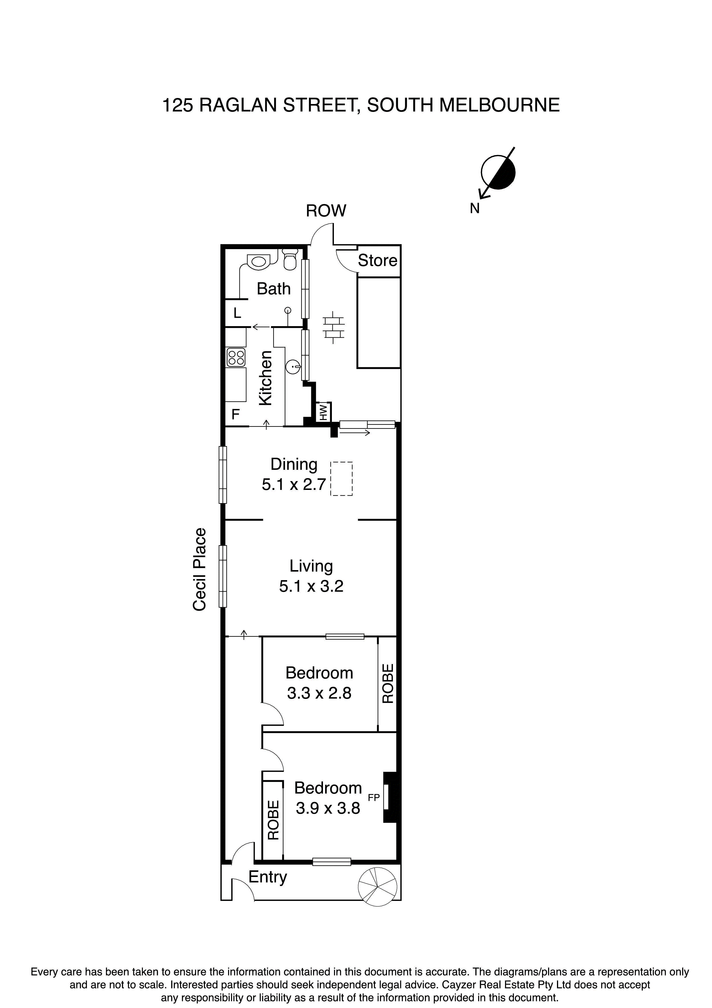 125 Raglan Street, SOUTH MELBOURNE VIC 3205 - Floorplan