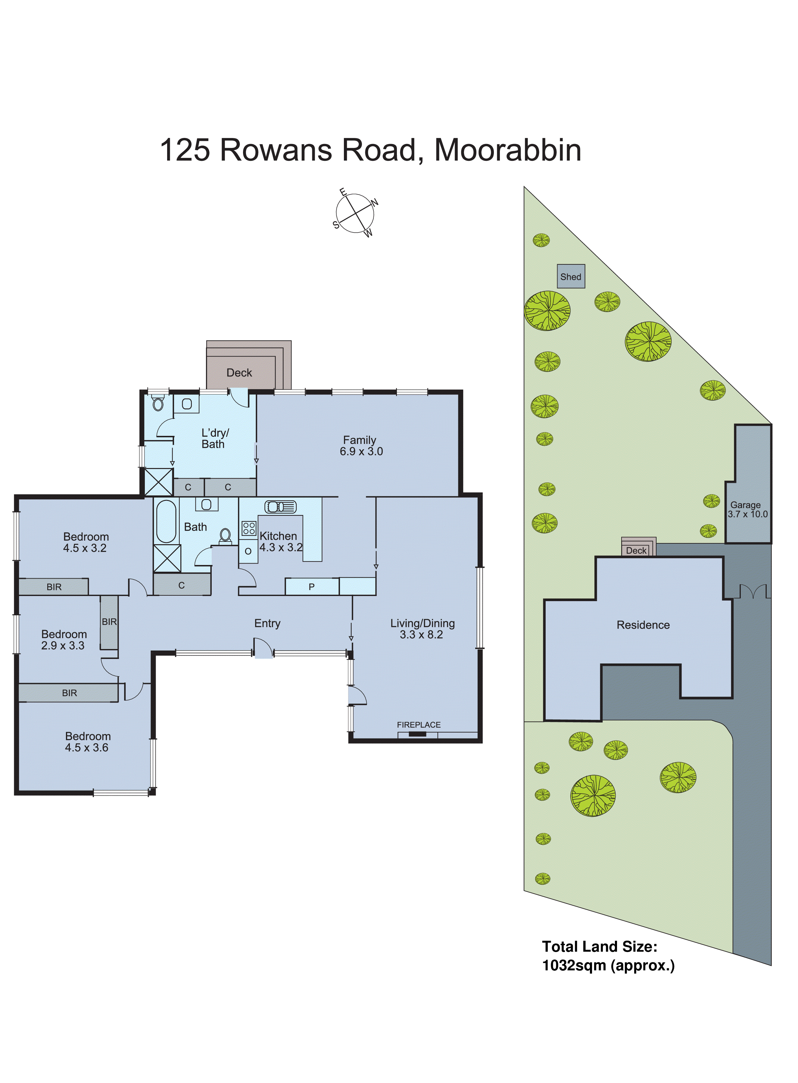 125 Rowans Road, Moorabbin VIC 3189 - Floorplan