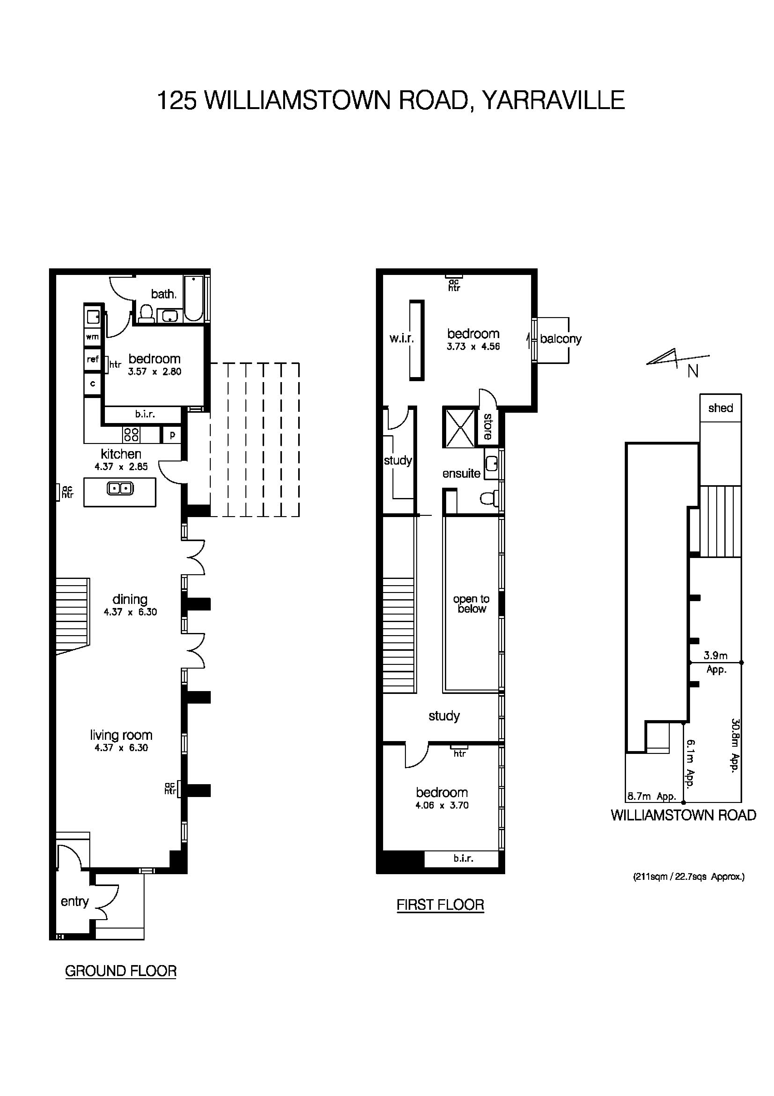 125 Williamstown Road, YARRAVILLE VIC 3013 - Floorplan