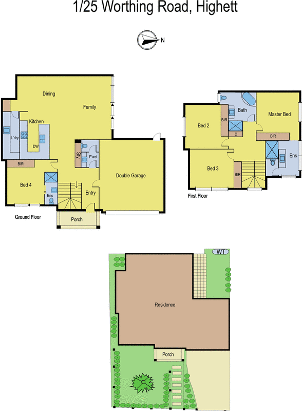 1/25 Worthing Road, Highett VIC 3190 - Floorplan