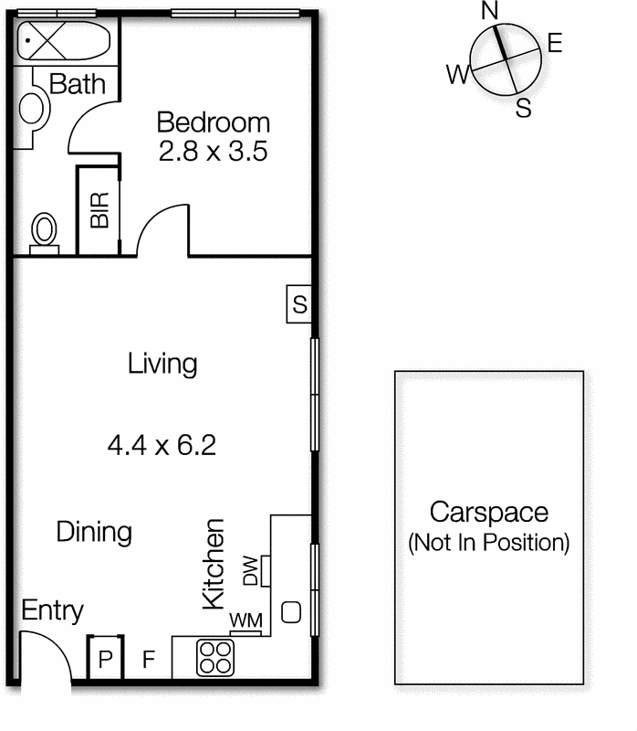 1/250 Dandenong Road, St Kilda East VIC 3183 - Floorplan
