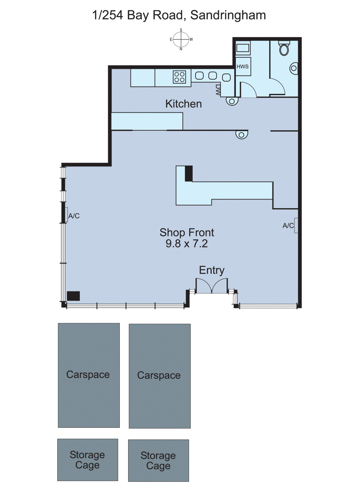 1/254 Bay Road, Sandringham VIC 3191 - Floorplan