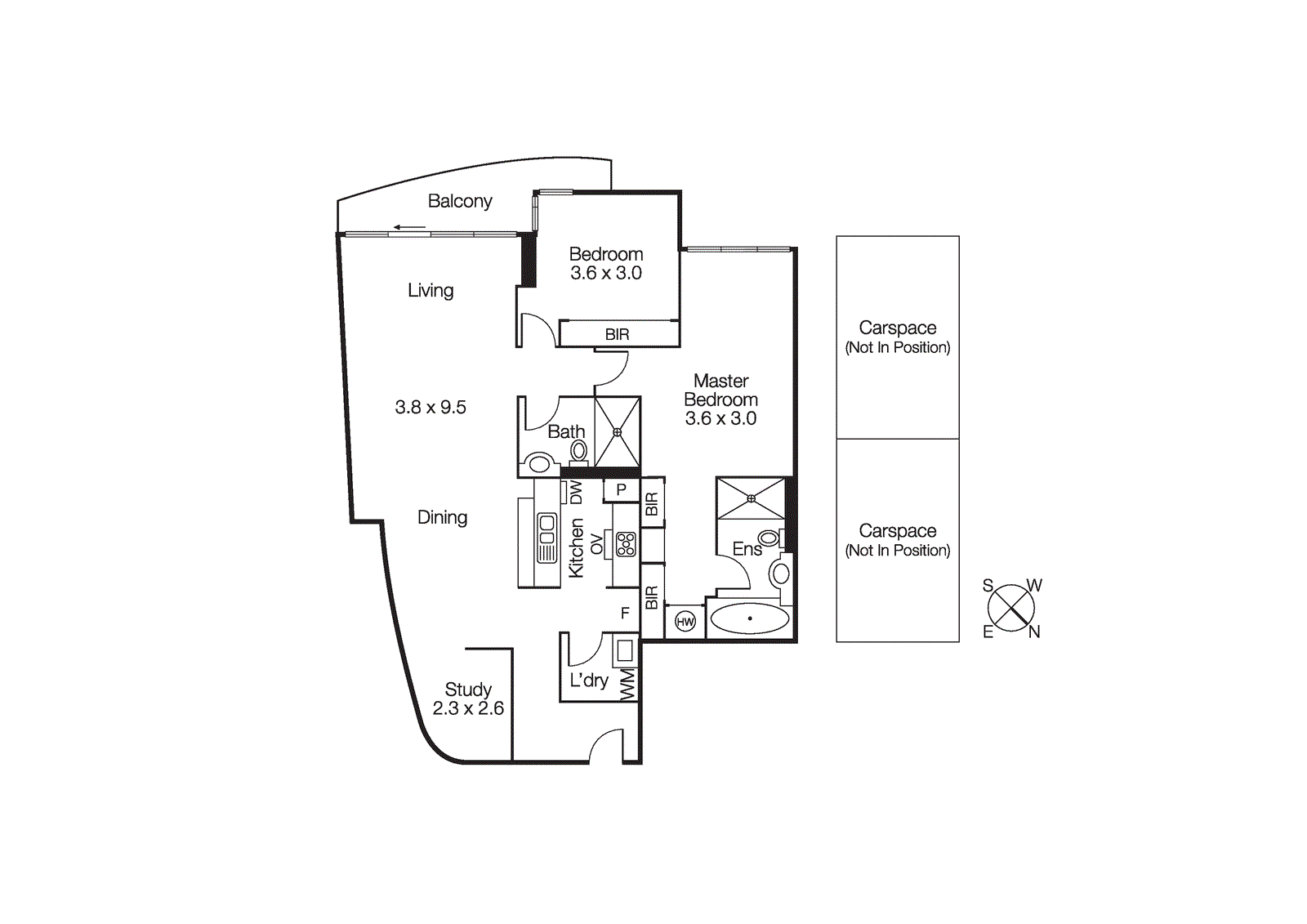 125/95 Rouse Street, Port Melbourne VIC 3207 - Floorplan