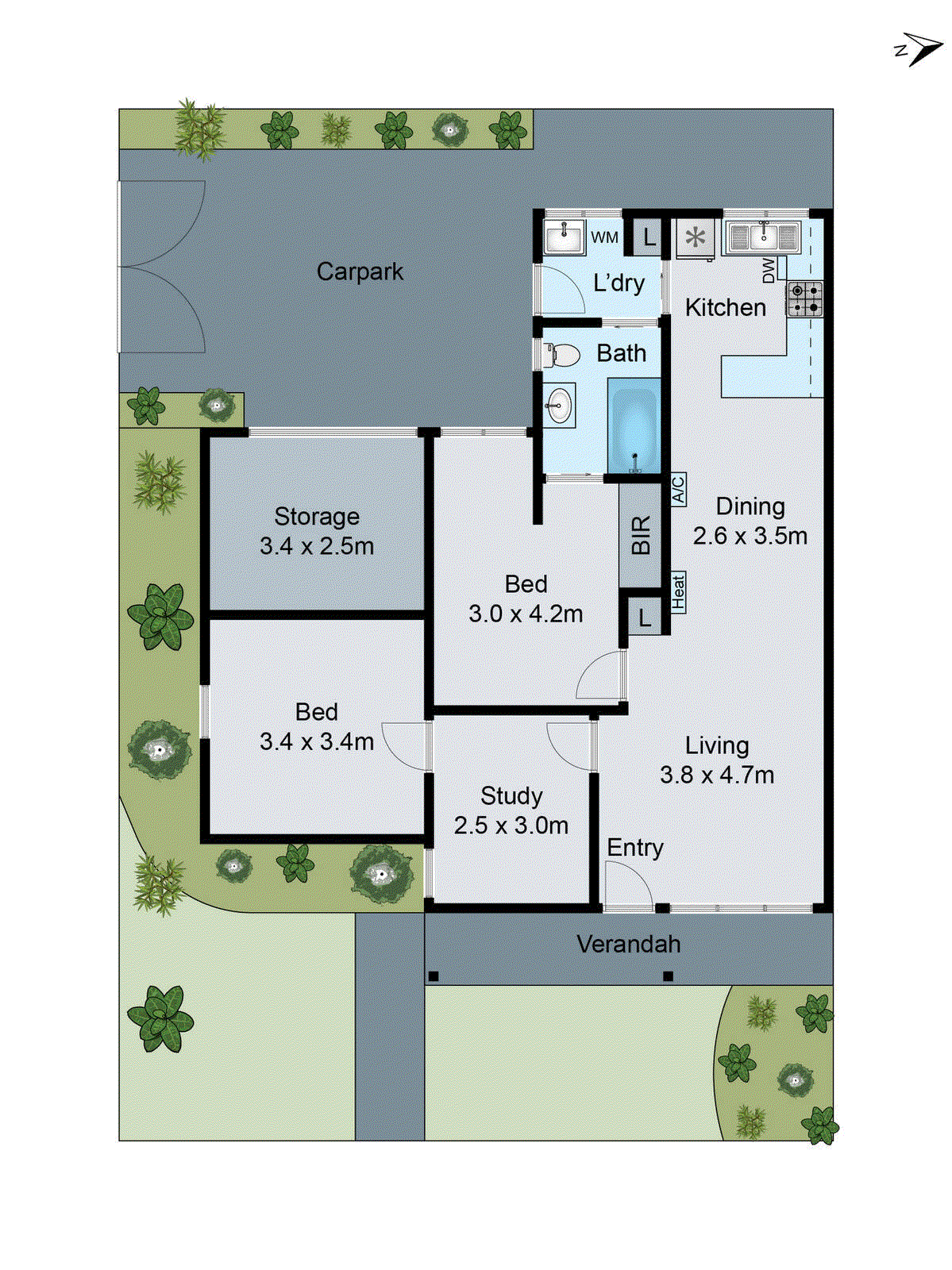 1/26 Addis Street, Geelong West VIC 3218 - Floorplan