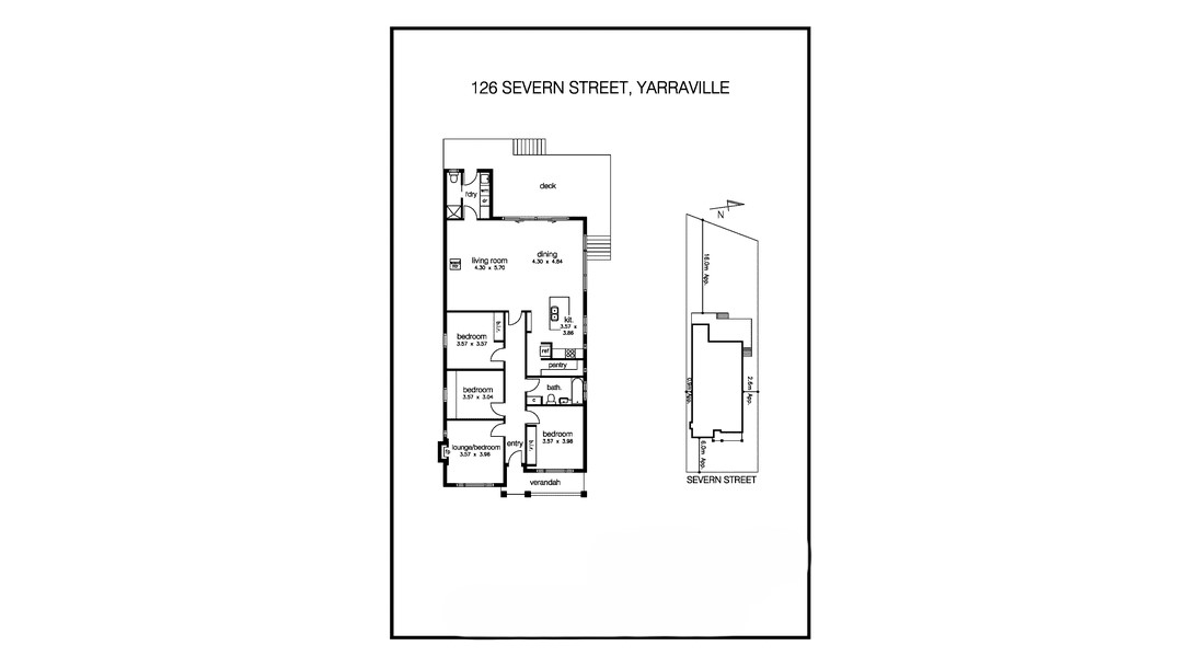 126 Severn Street, Yarraville VIC 3013 - Floorplan