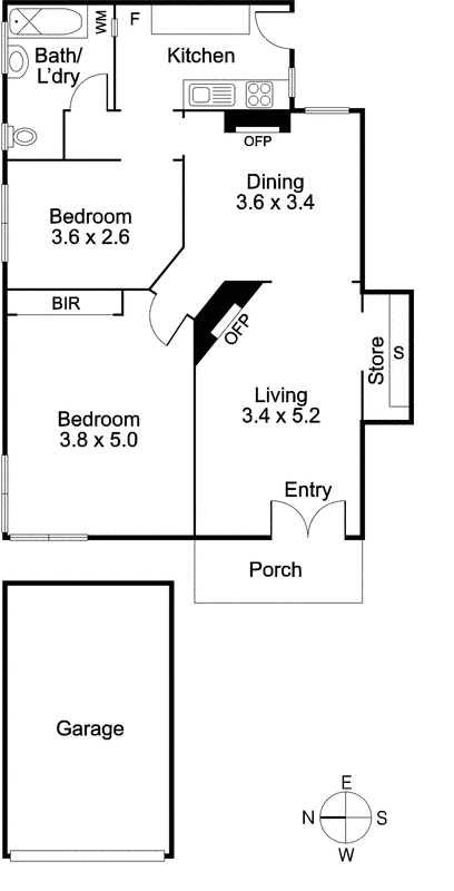 1/26 Tennyson Street, Elwood VIC 3184 - Floorplan
