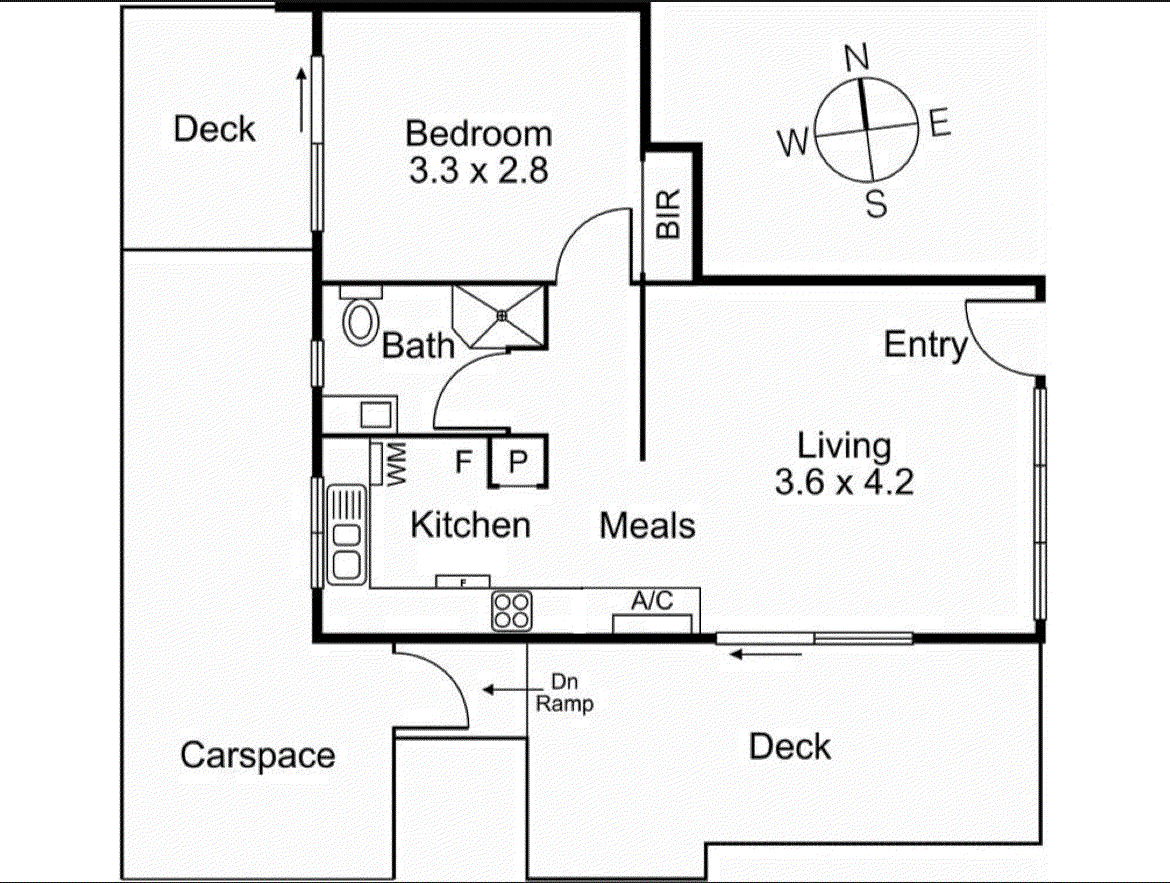 1/26 The Avenue, Balaclava VIC 3183 - Floorplan