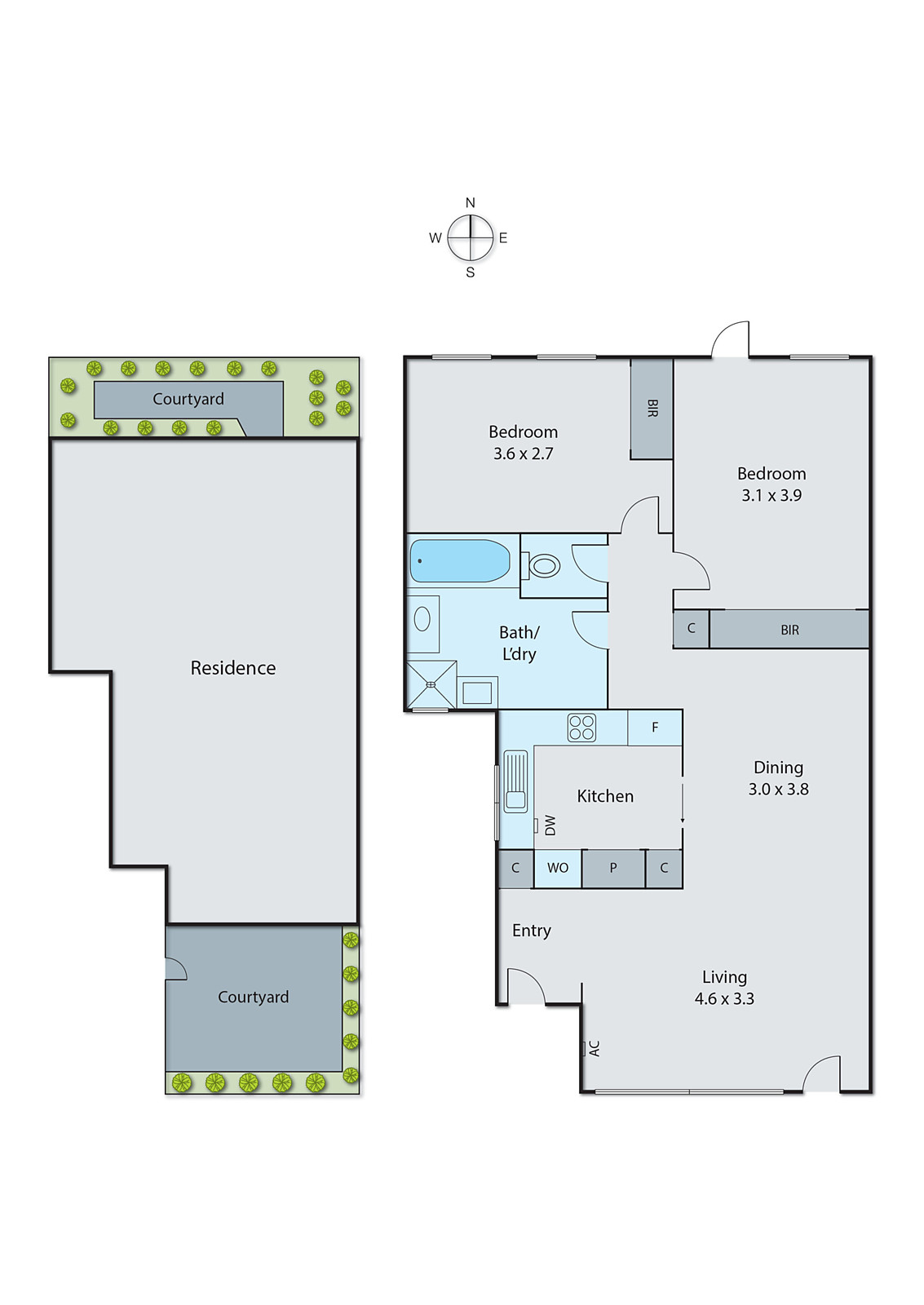 12/60 Beach Road, Mentone VIC 3194 - Floorplan