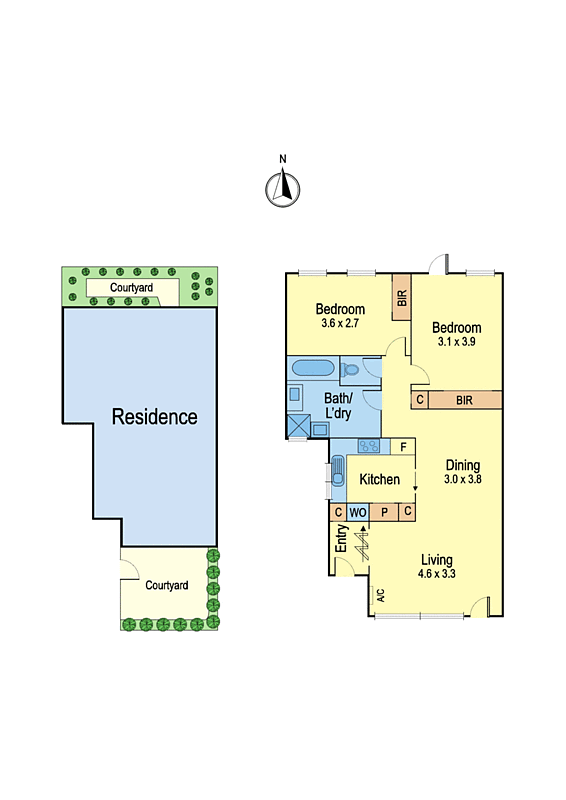 12/60 Beach Road, Mentone VIC 3194 - Floorplan