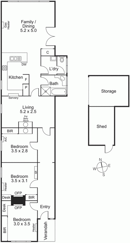 127 Cole Street, BRIGHTON VIC 3186 - Floorplan