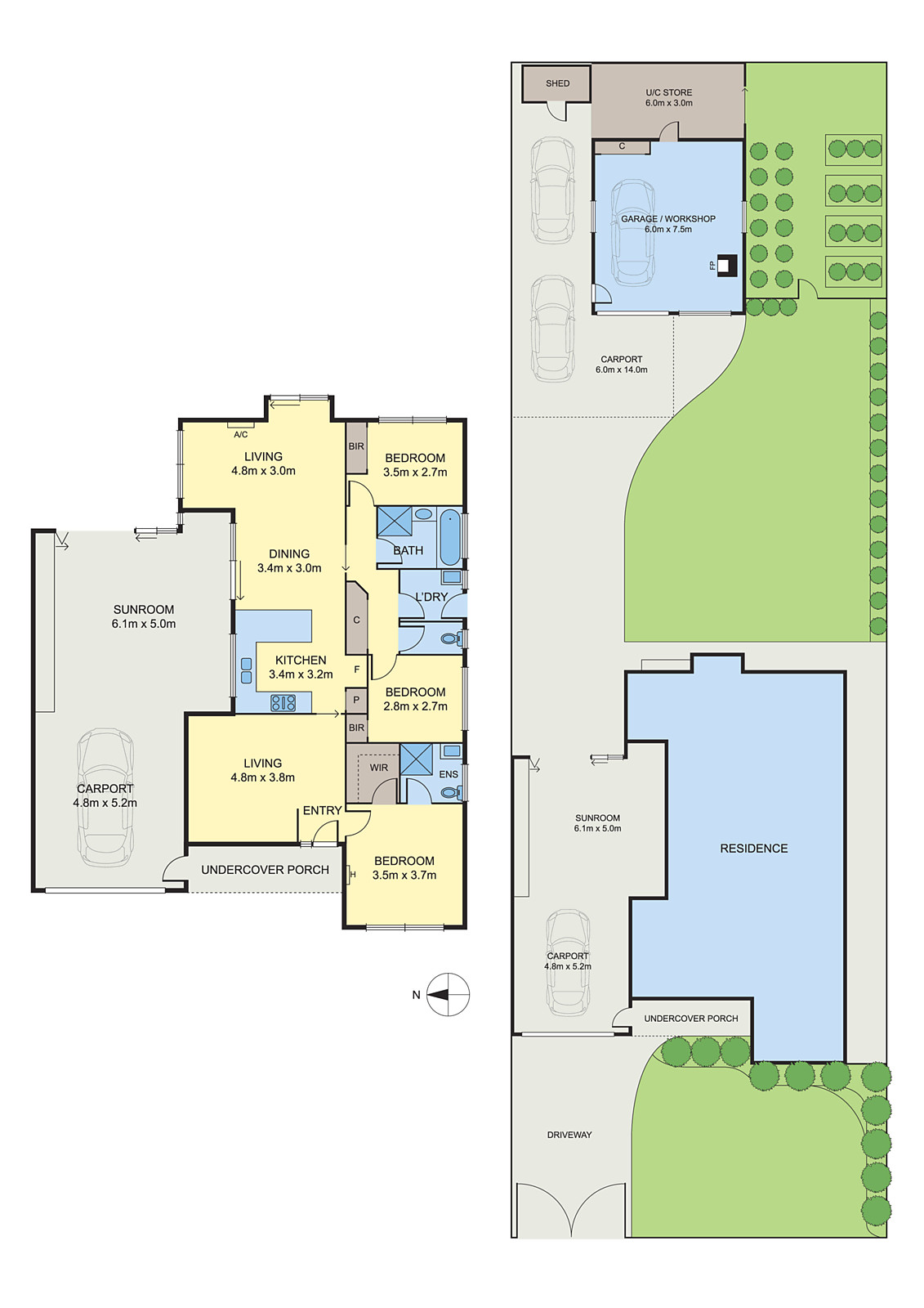 127 Helms Street, Newcomb VIC 3219 - Floorplan