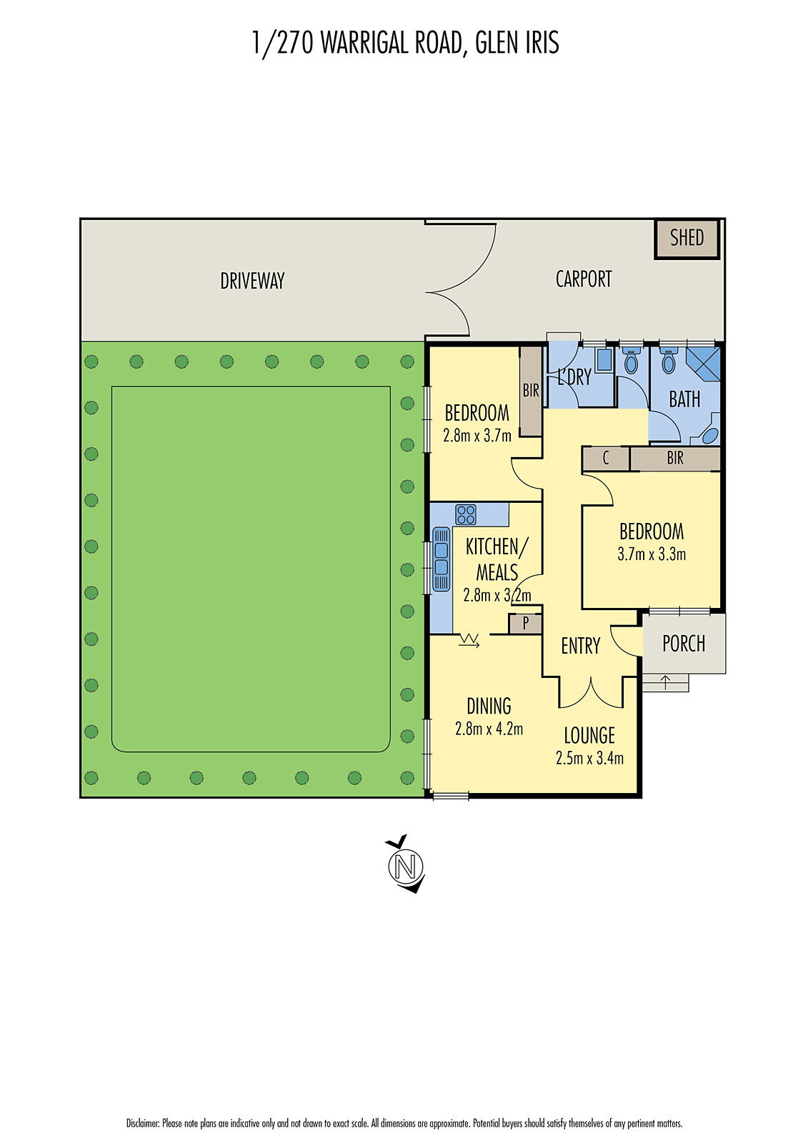 1/270 Warrigal Road, Glen Iris VIC 3146 - Floorplan