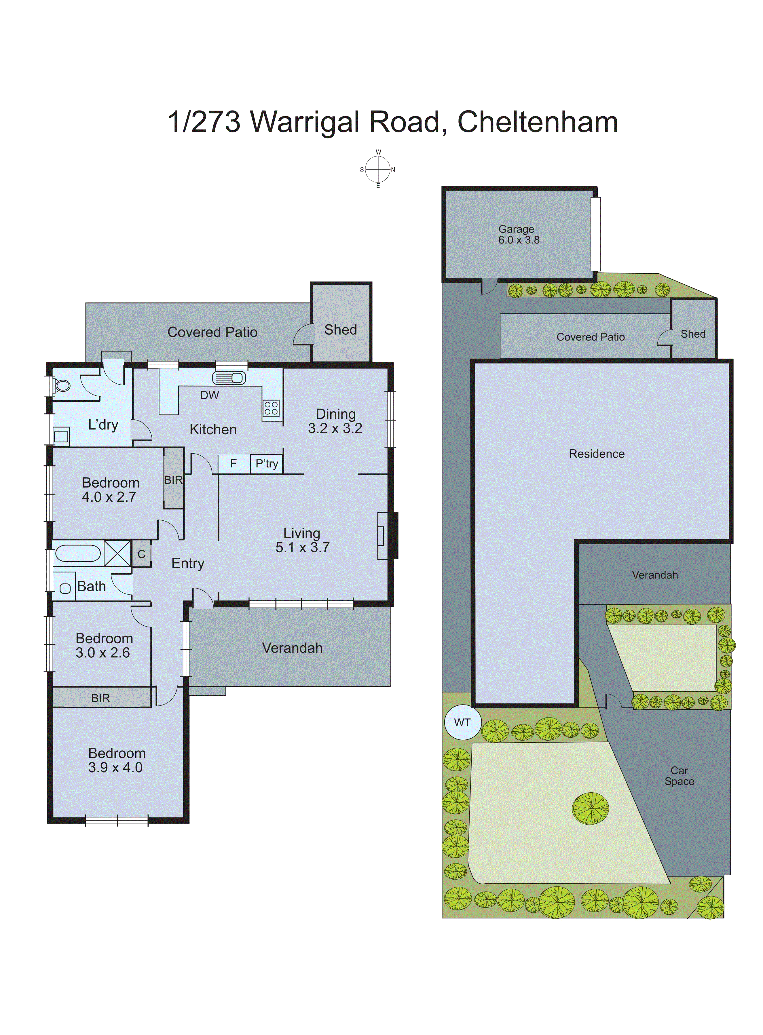 1/273 Warrigal Road, Cheltenham VIC 3192 - Floorplan